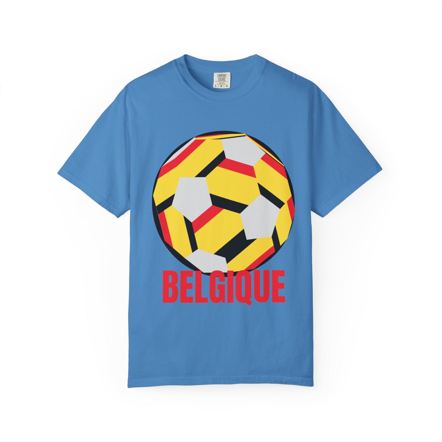 Belgique Fan Specialty Soccer Ball Design T Shirt