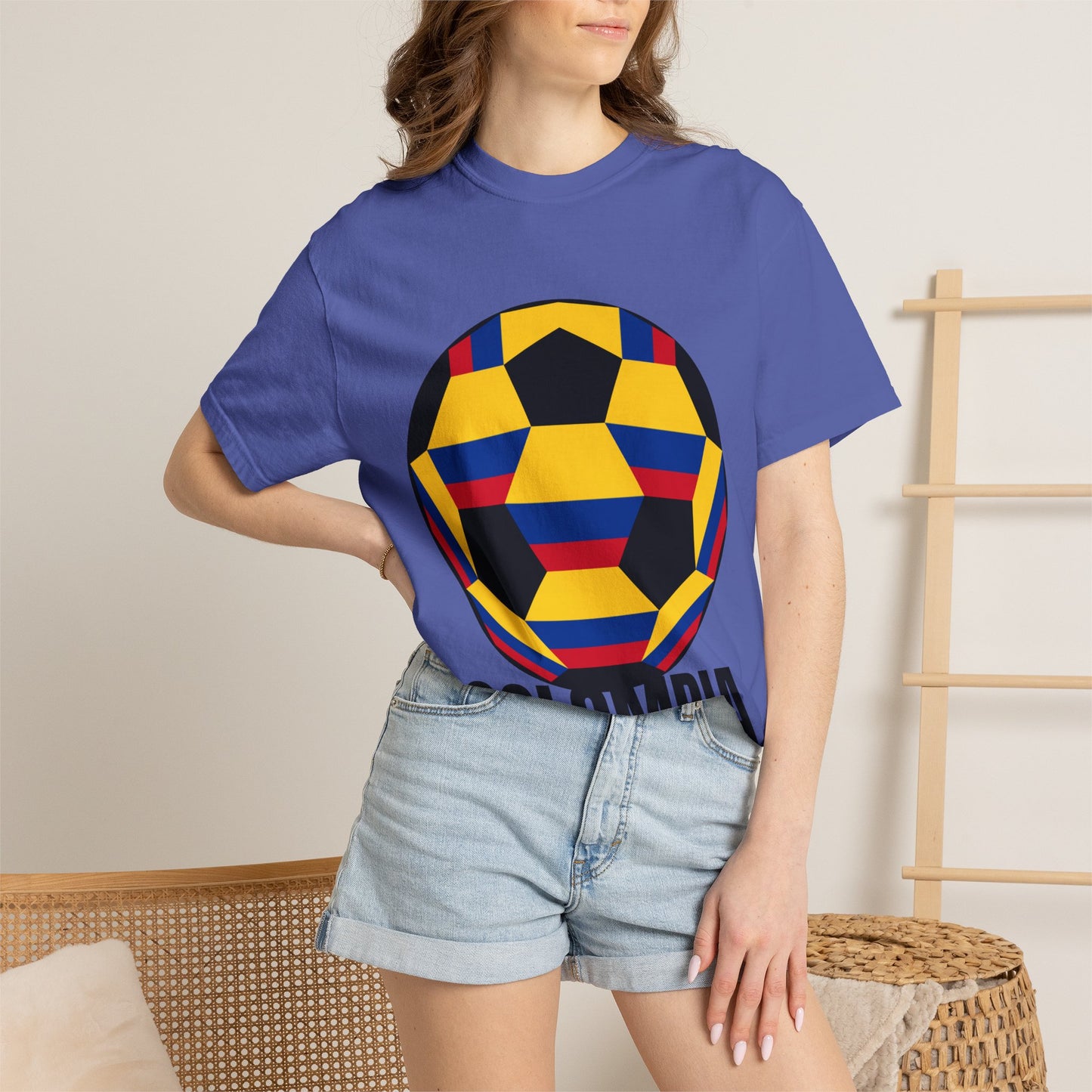 Columbia Fan Specialty Soccer Ball Design T Shirt