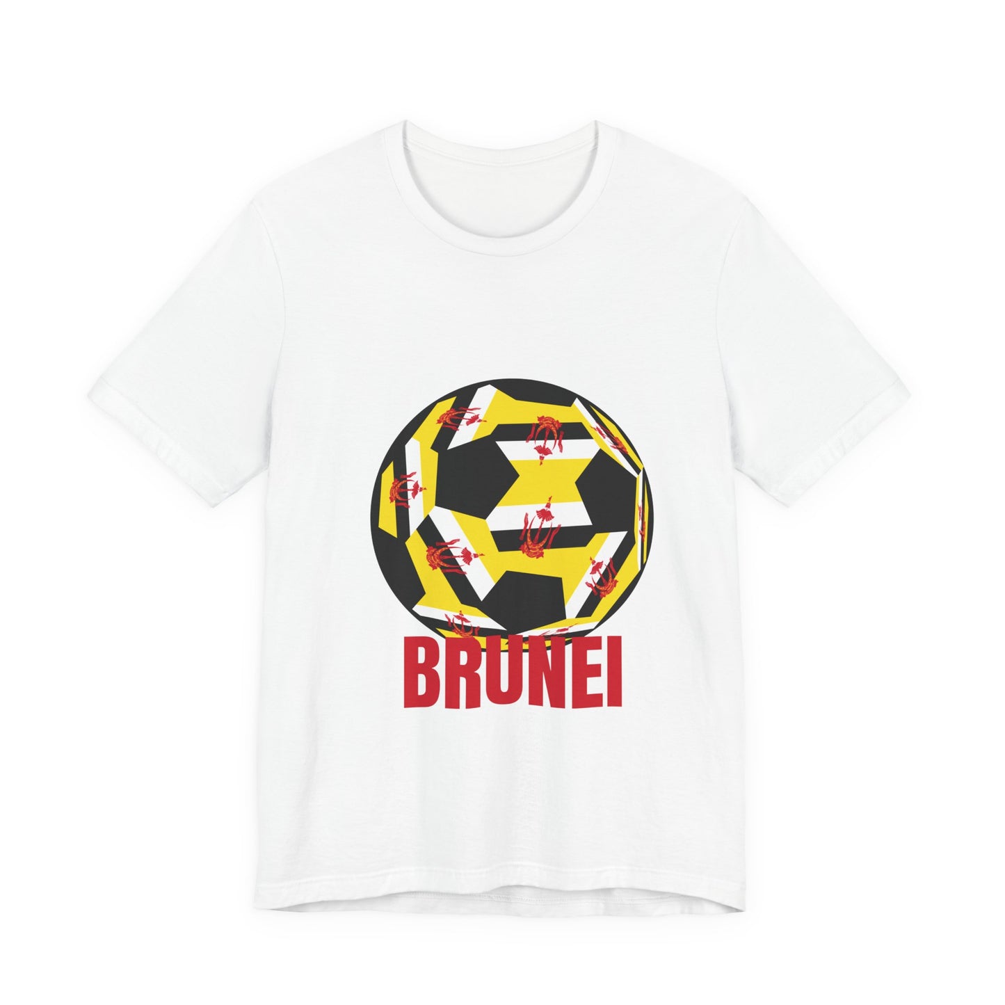 Brunei Fan Specialty Soccer Ball Design T Shirt