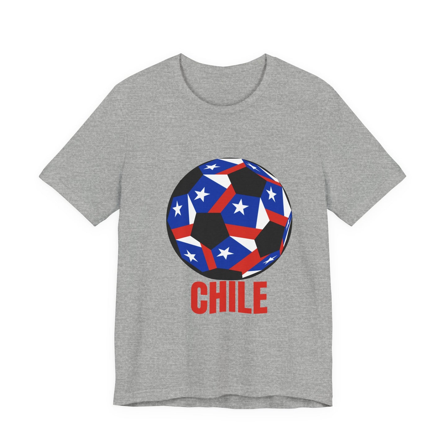 Chile Fan Specialty Soccer Ball Design T Shirt