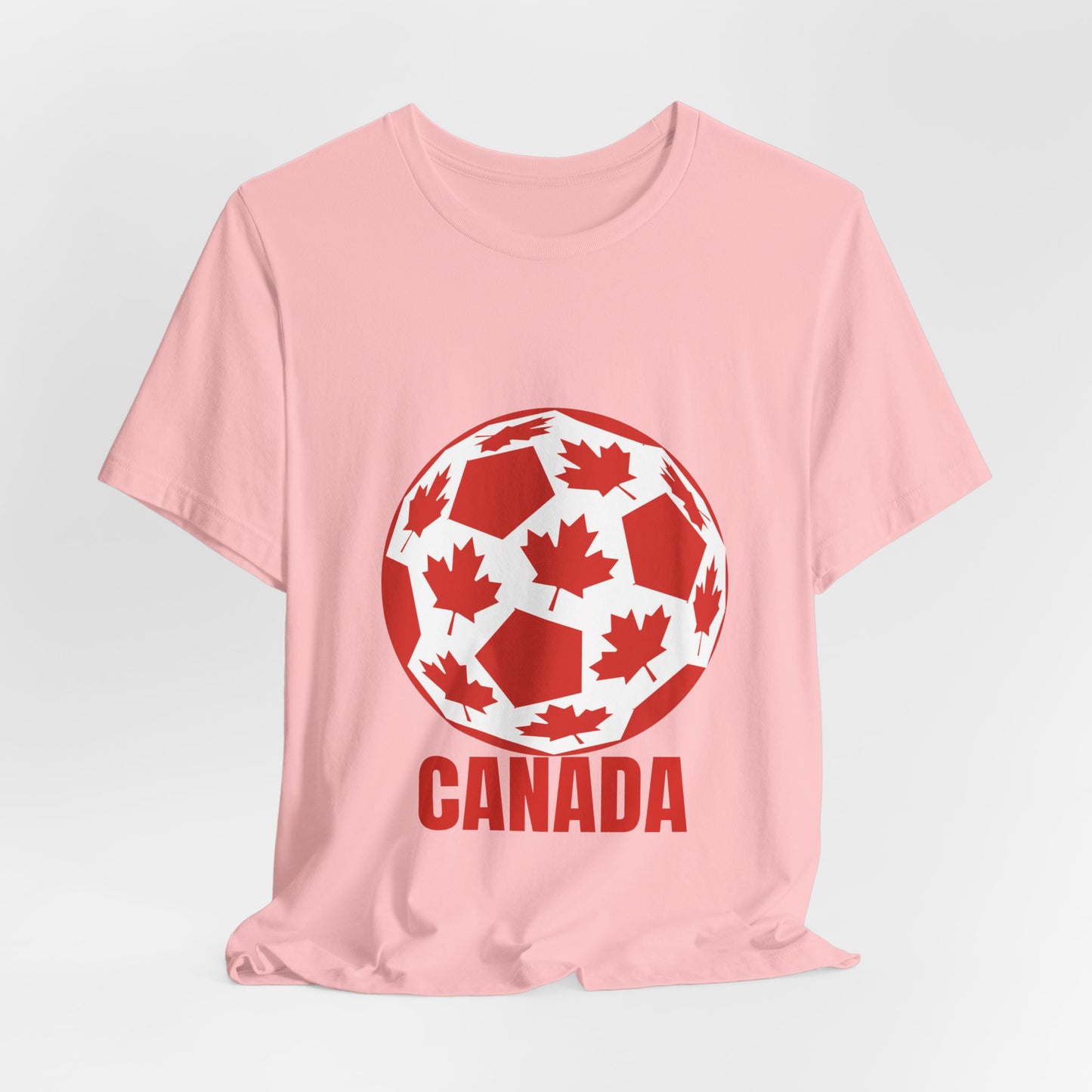Canada Fan Specialty Soccer Ball Design T Shirt