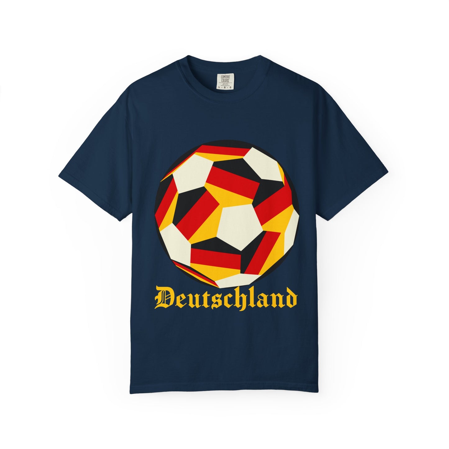 Deutschland Fan Specialty Soccer Ball Design T Shirt