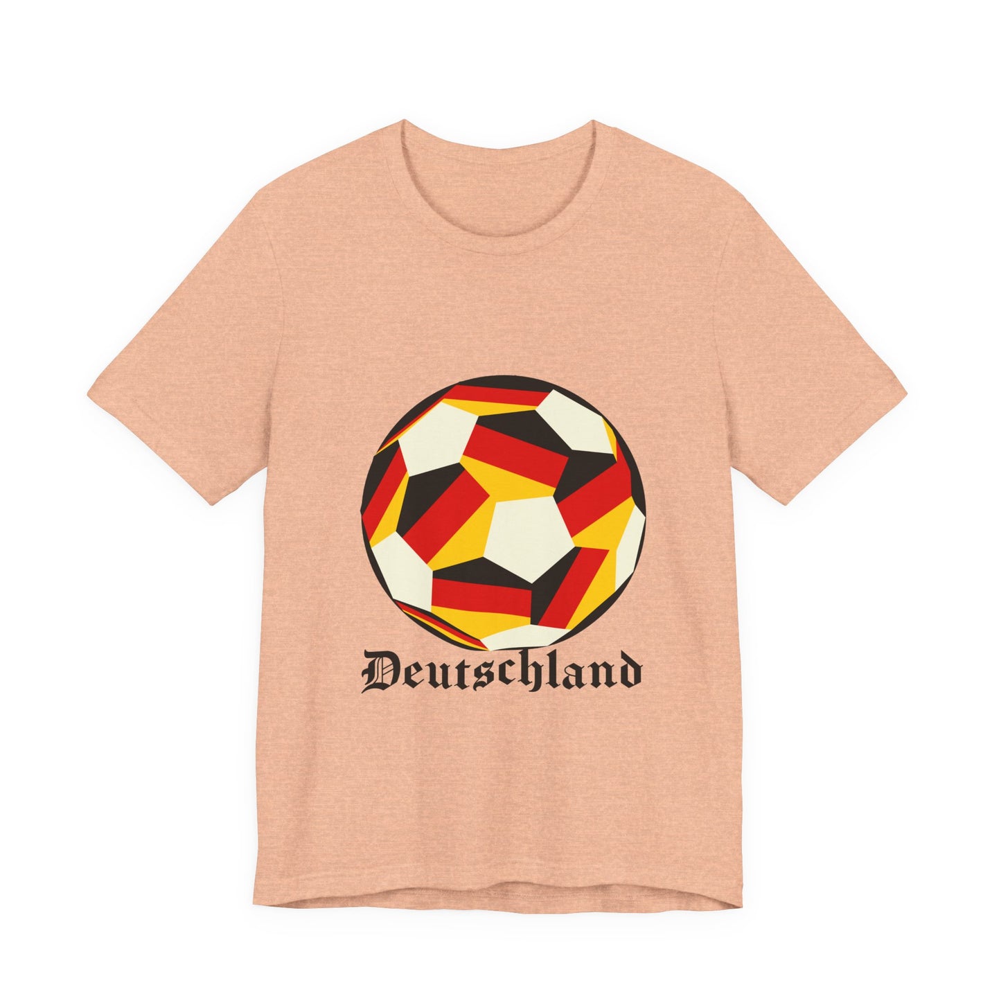Deutschland Fan Specialty Soccer Ball Design T Shirt