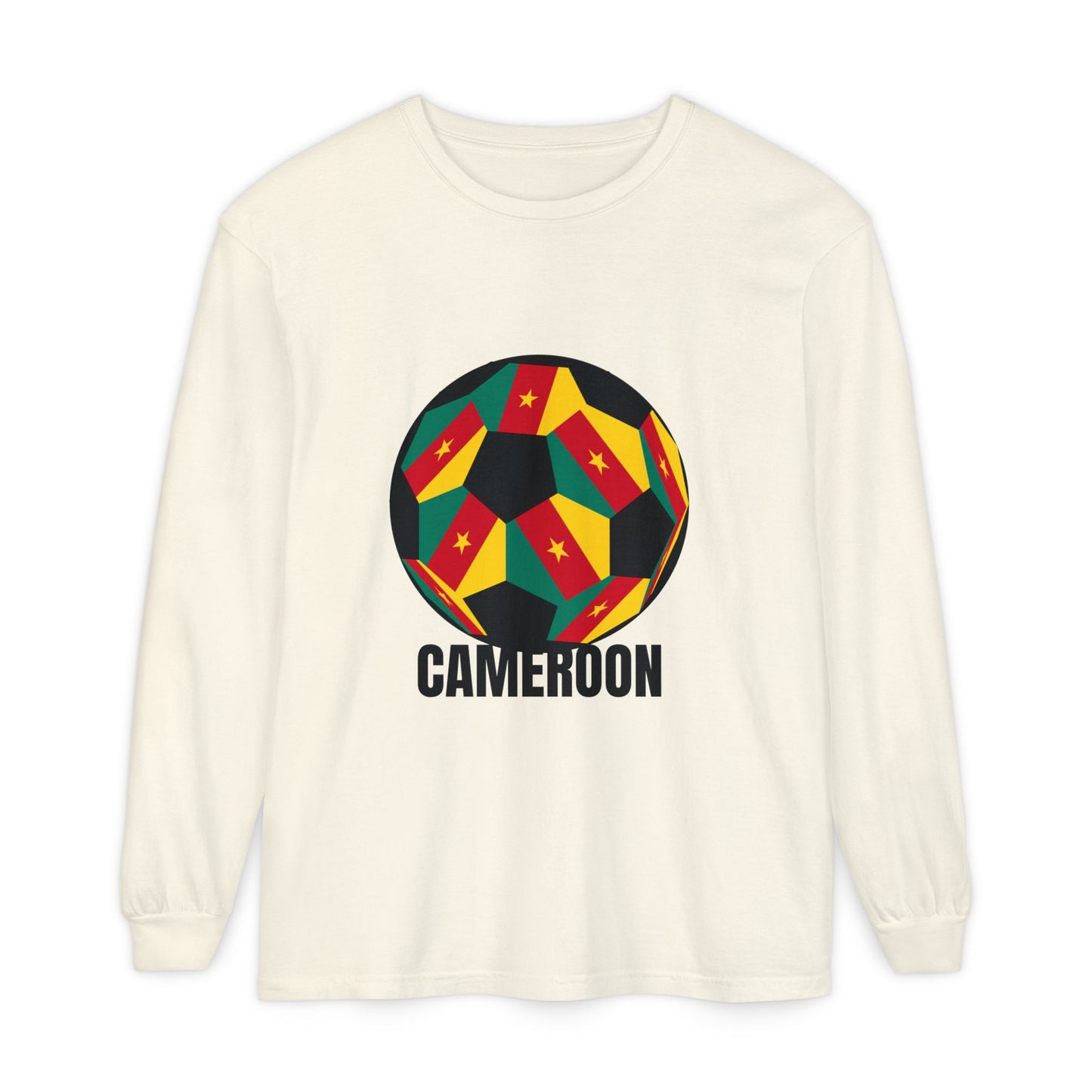 Cameroon Fan Specialty Soccer Ball Design T Shirt