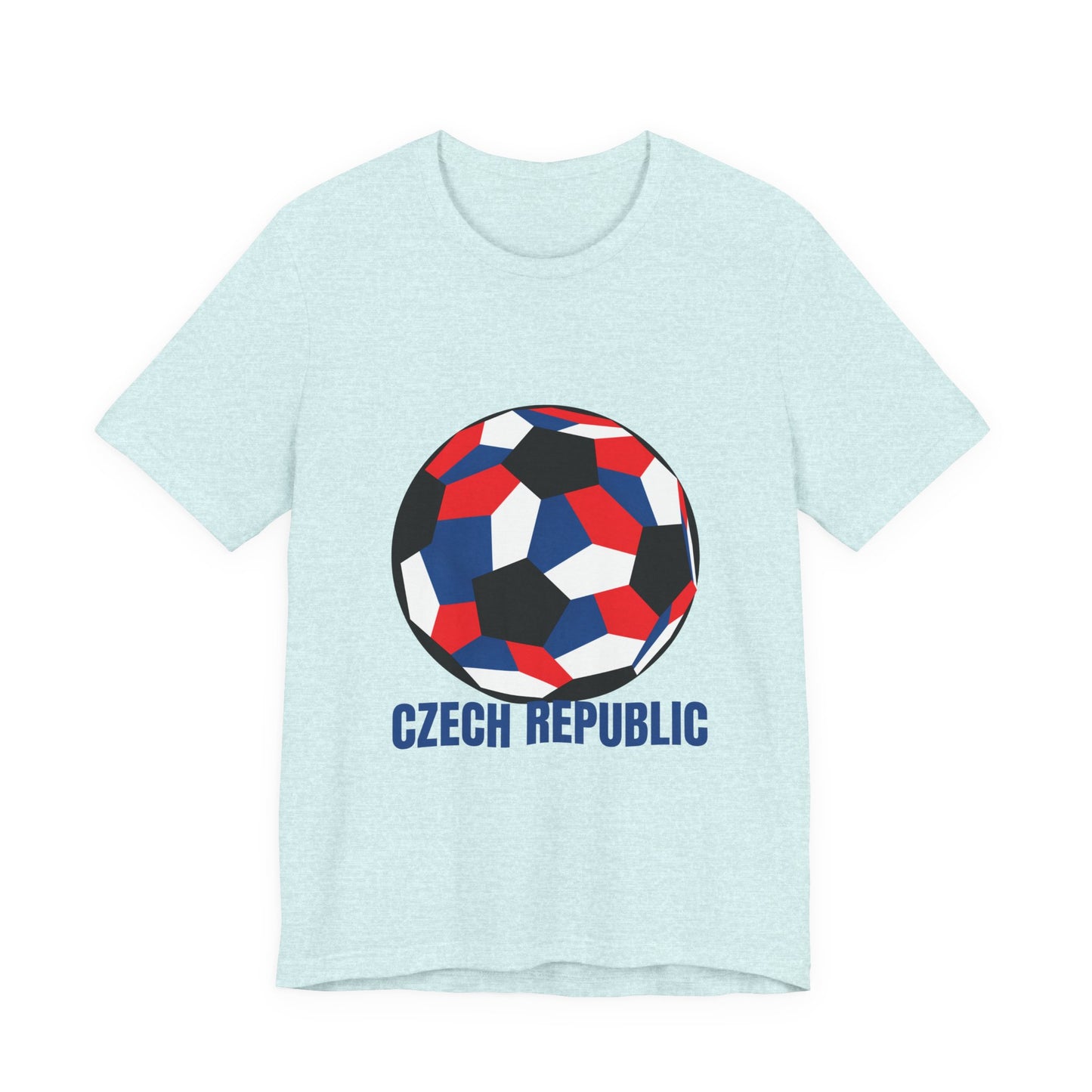 Czech Republic Fan Specialty Soccer Ball Design T Shirt