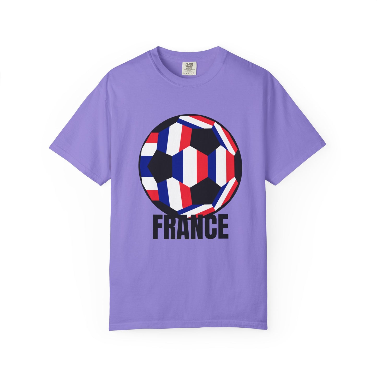 France Fan Specialty Soccer Ball Design T Shirt