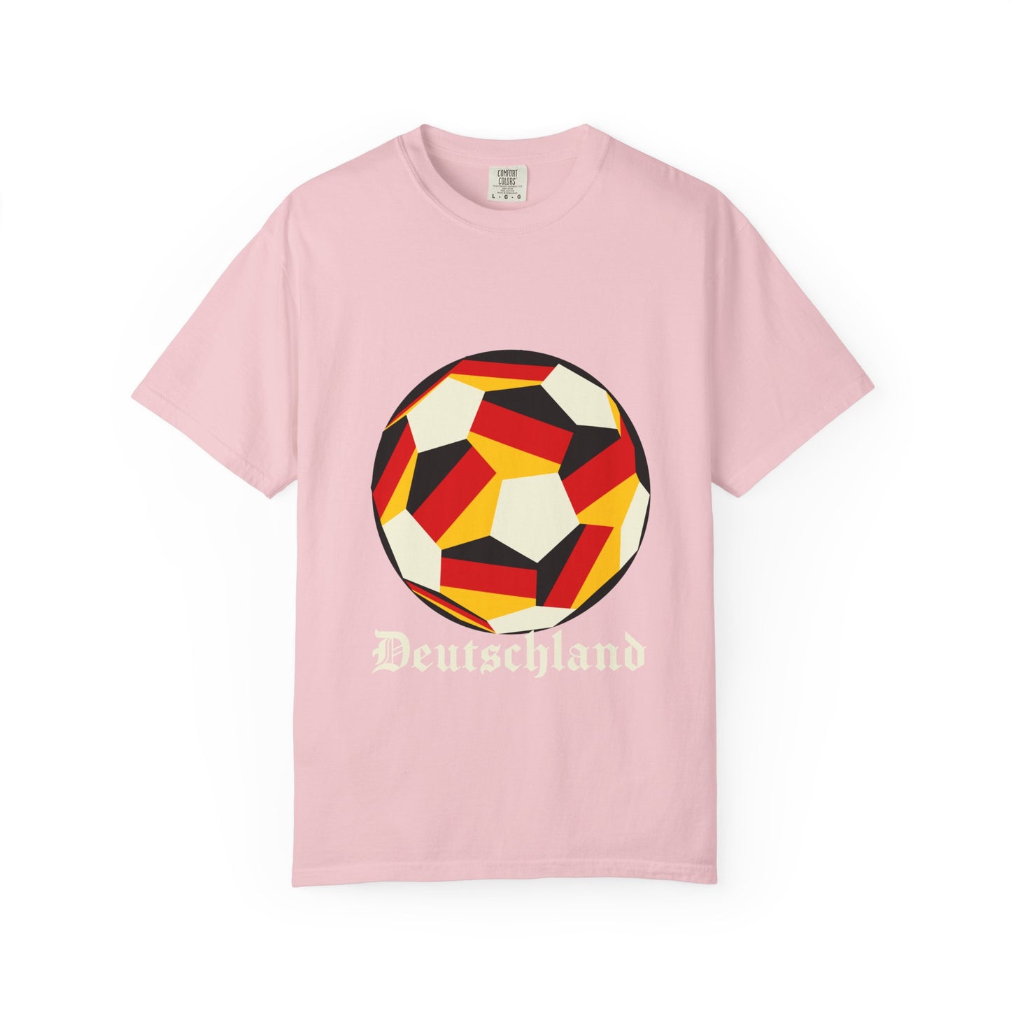 Deutschland Fan Specialty Soccer Ball Design T Shirt