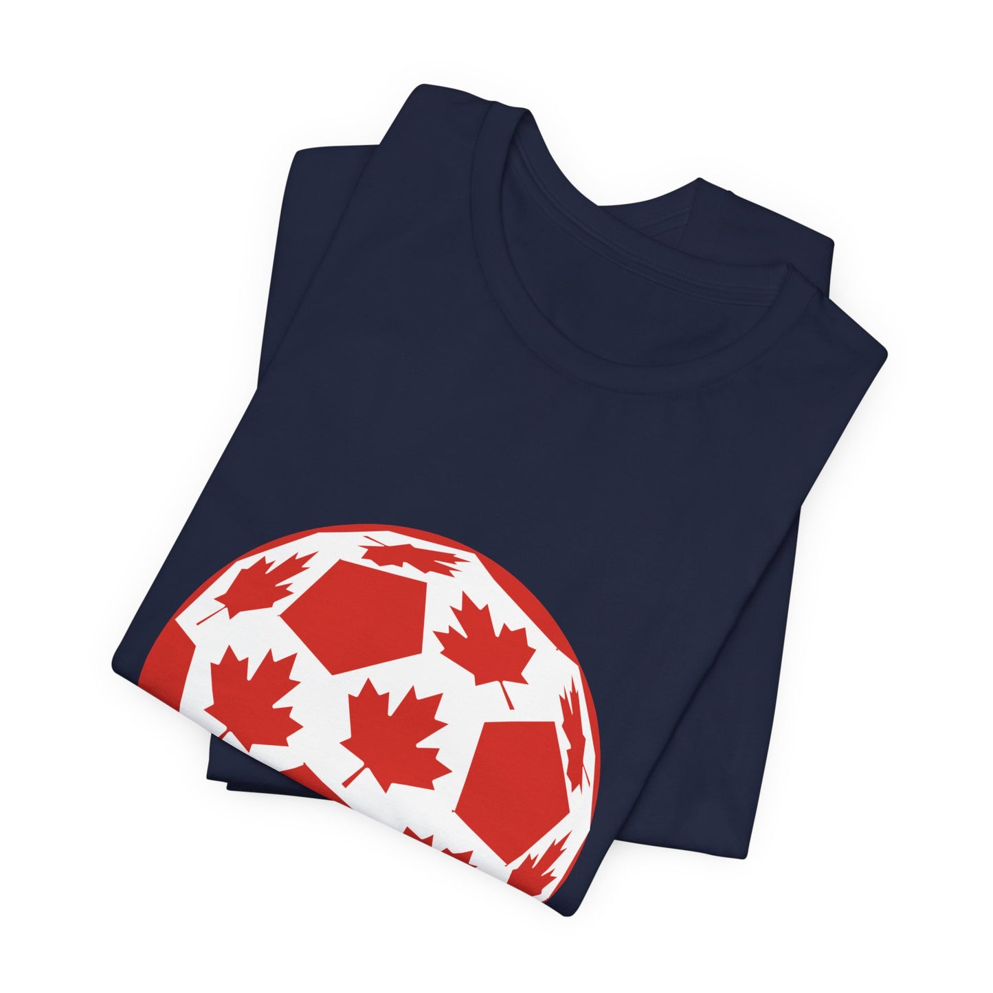 Canada Fan Specialty Soccer Ball Design T Shirt