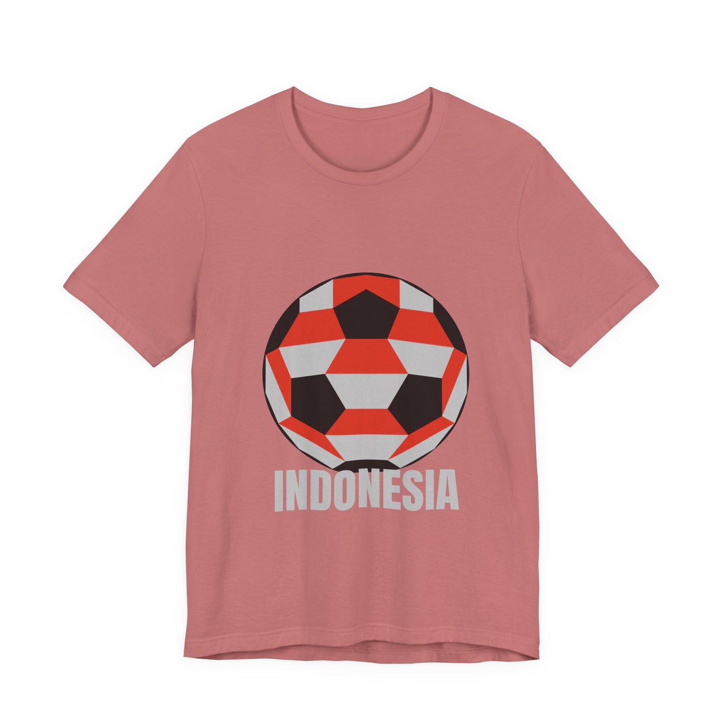 Indonesia Fan Specialty Soccer Ball Design T Shirt