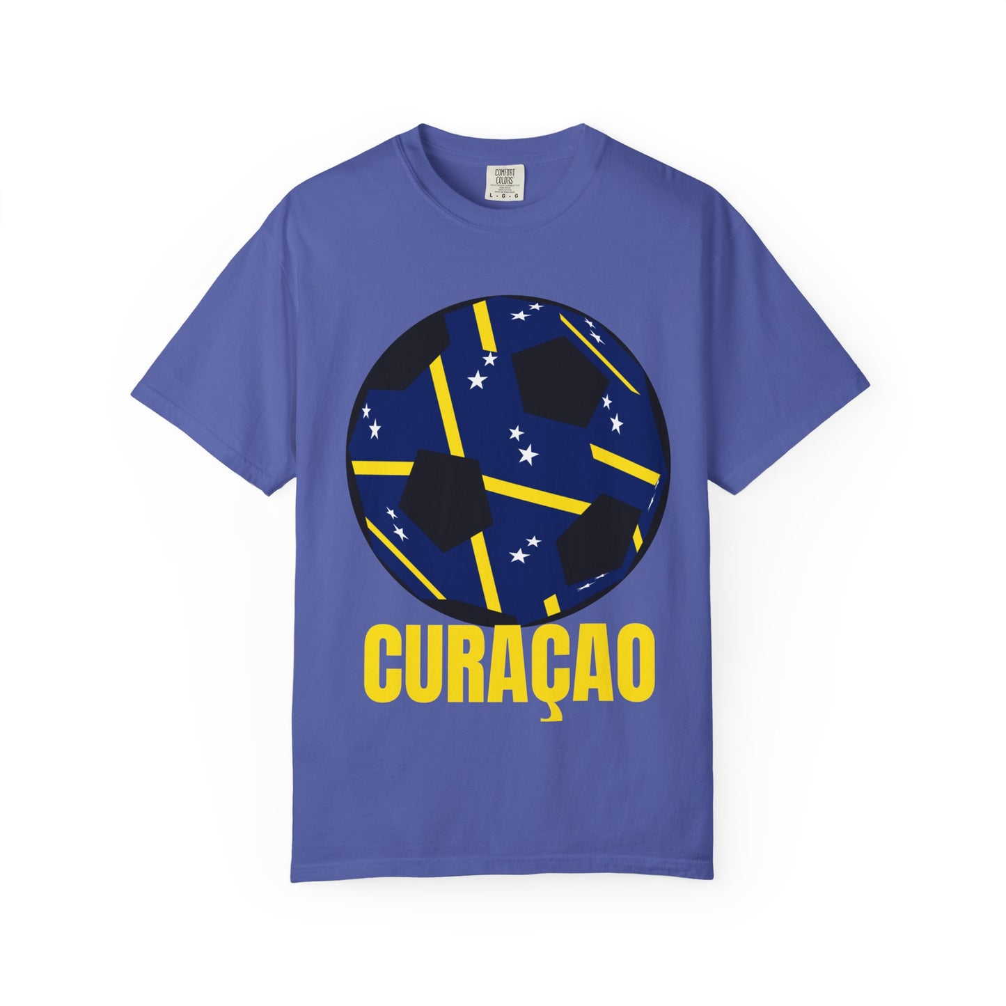 CURAÇAO Fan Specialty Soccer Ball Design T Shirt