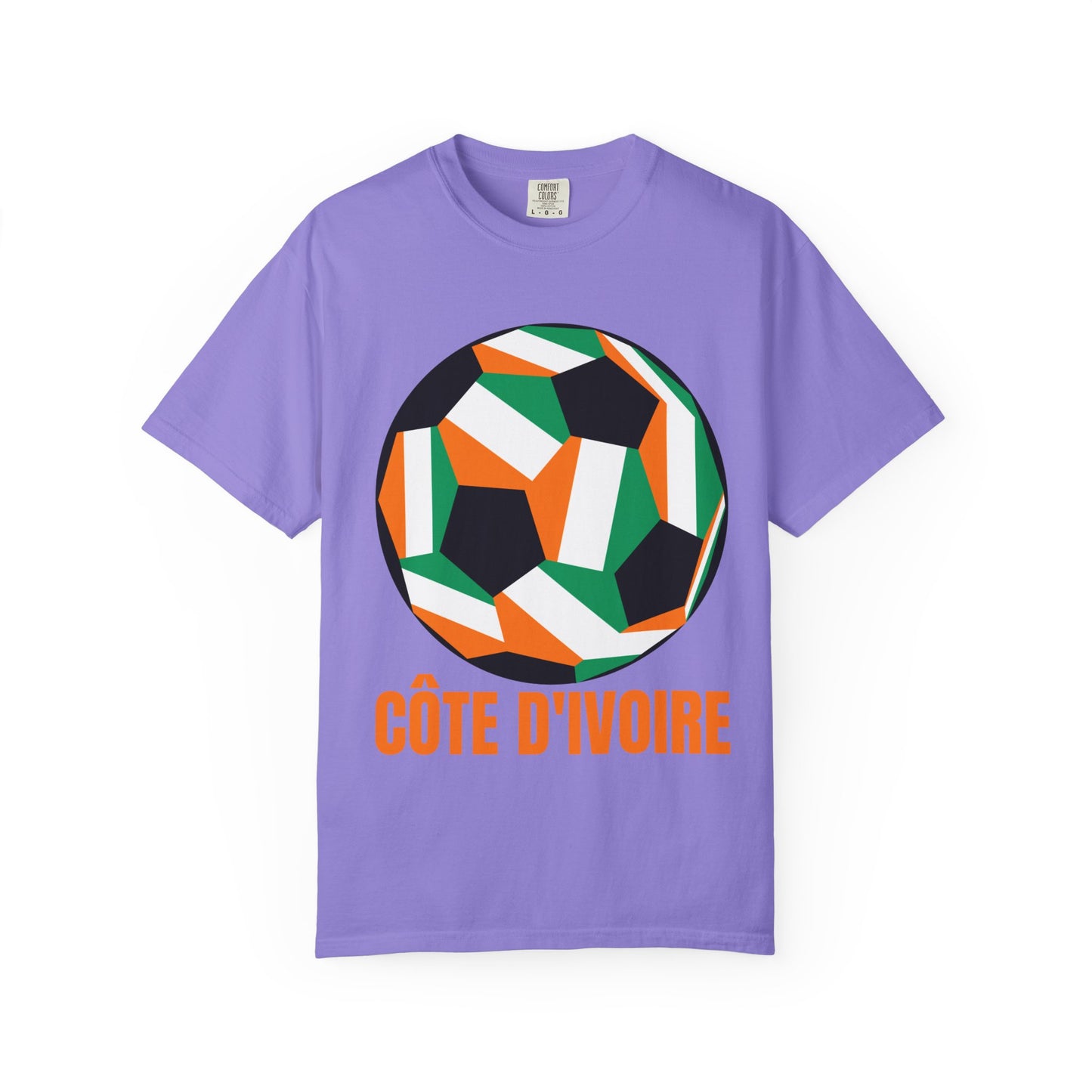 CÔTE D' IVOIRE Fan Specialty Soccer Ball Design T Shirt