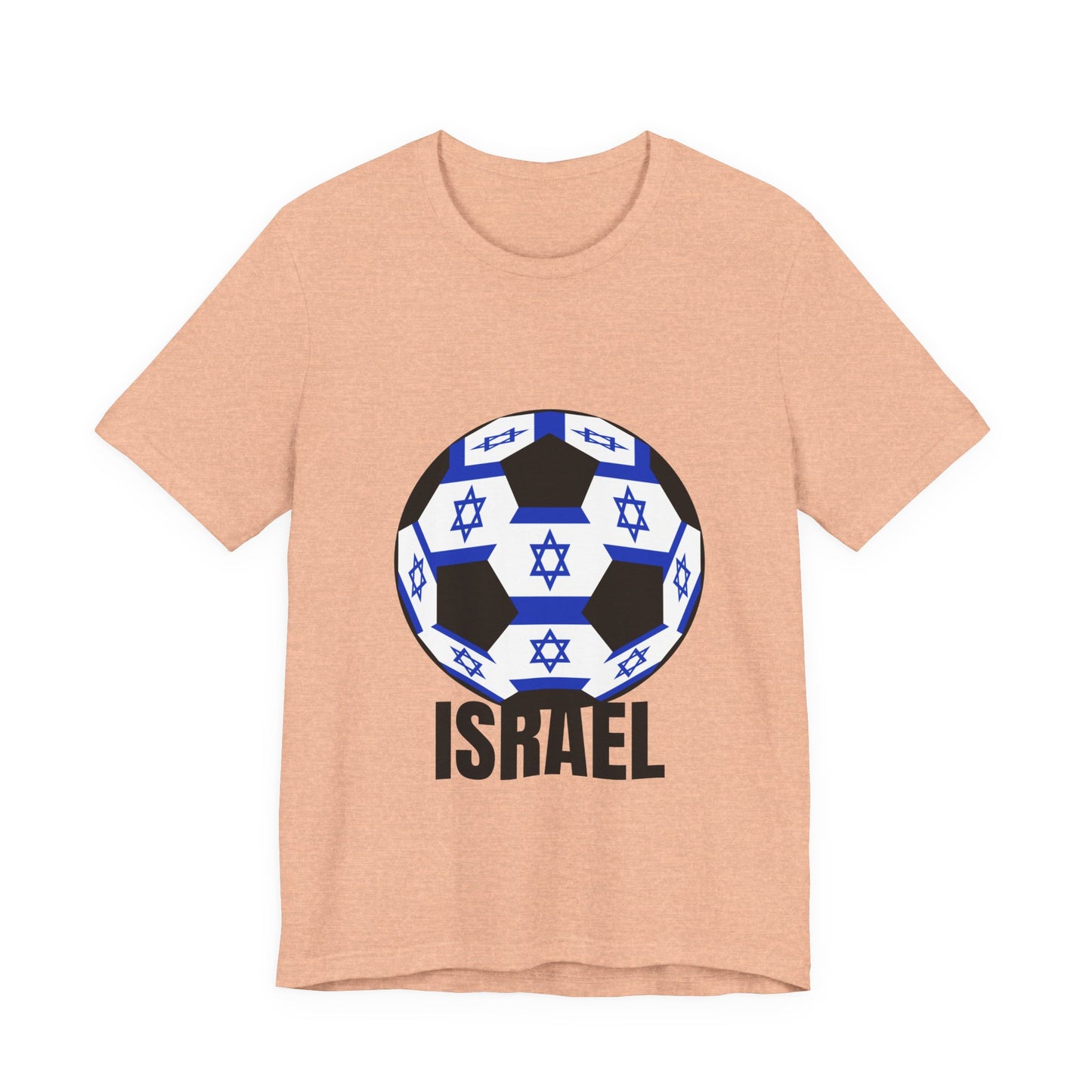Israel Fan Specialty Soccer Ball Design T Shirt