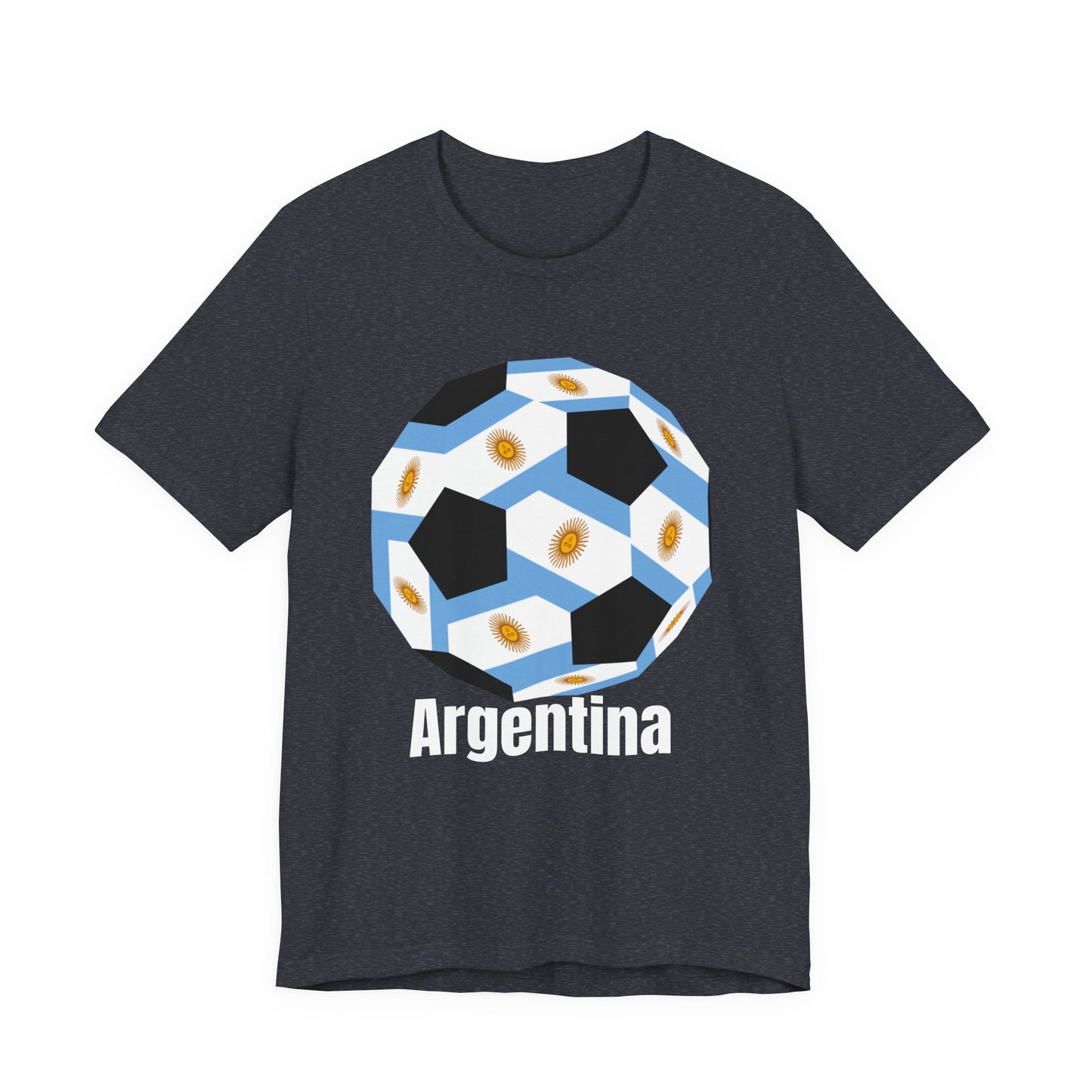 Argentina Fan Specialty Soccer Ball Design T Shirt