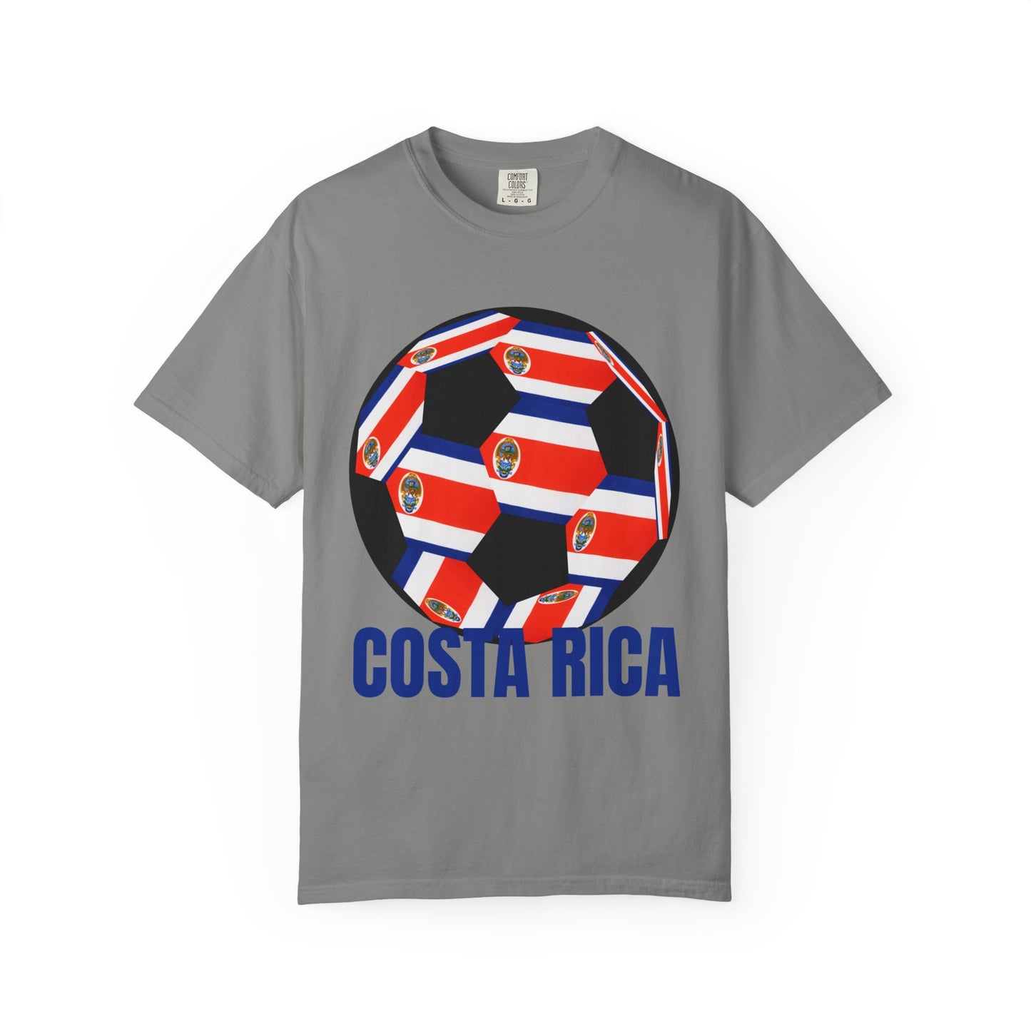 Costa Rica Fan's Specialty Soccer Ball Design T Shirt