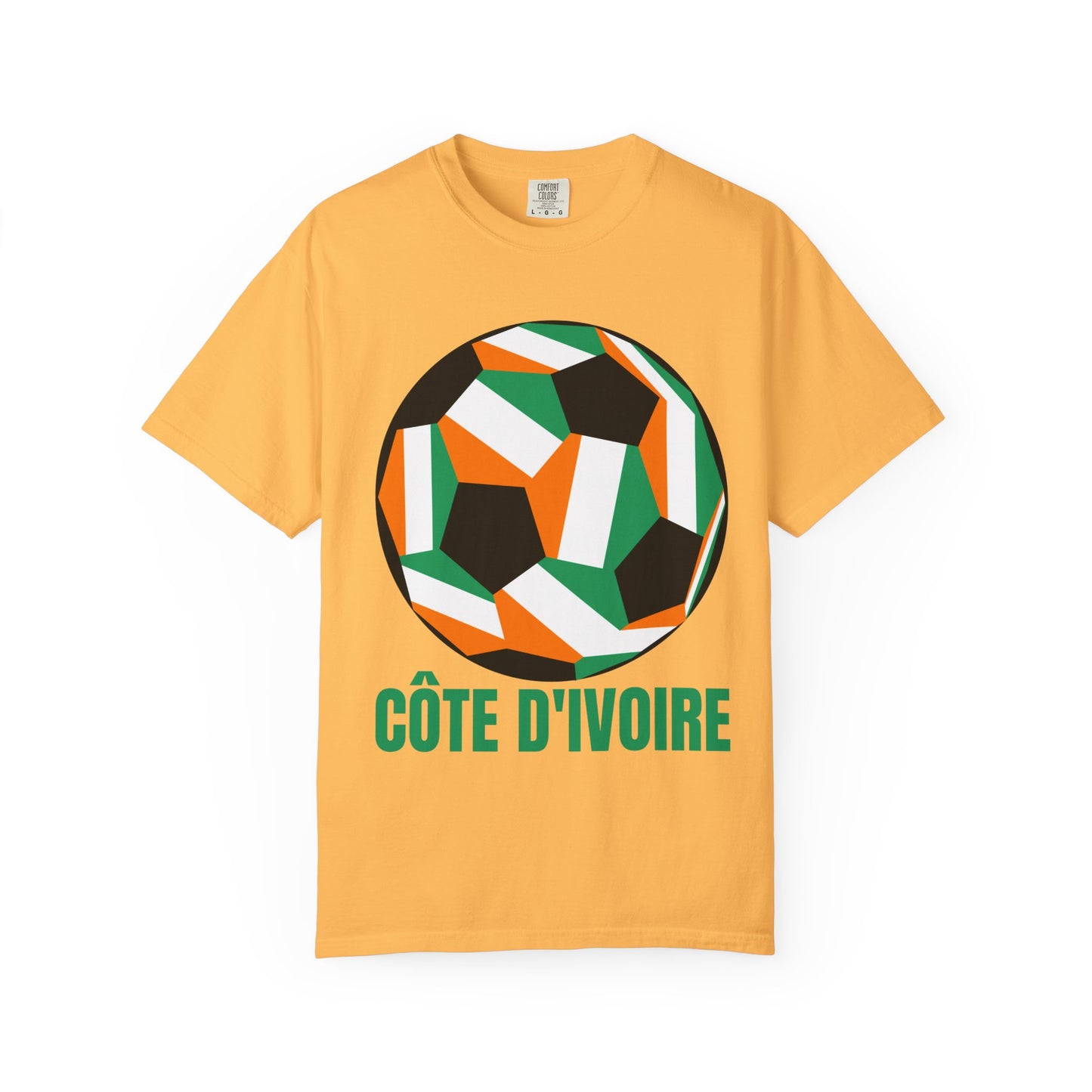 CÔTE D' IVOIRE Fan Specialty Soccer Ball Design T Shirt