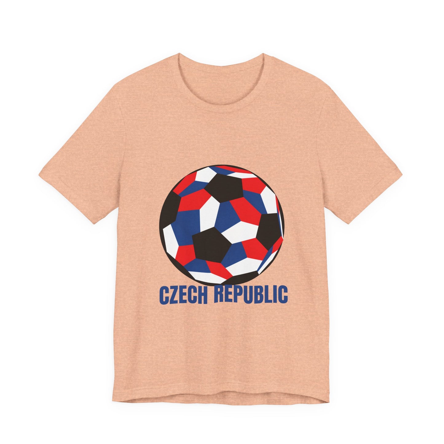 Czech Republic Fan Specialty Soccer Ball Design T Shirt