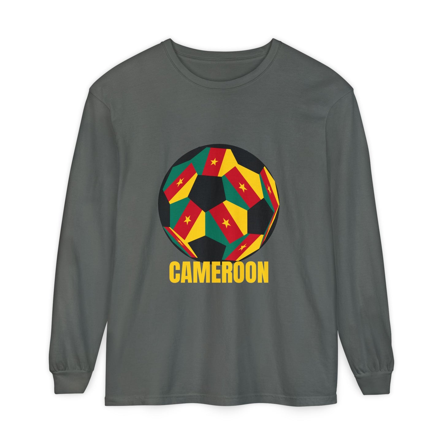 Cameroon Fan Specialty Soccer Ball Design Long Sleeve