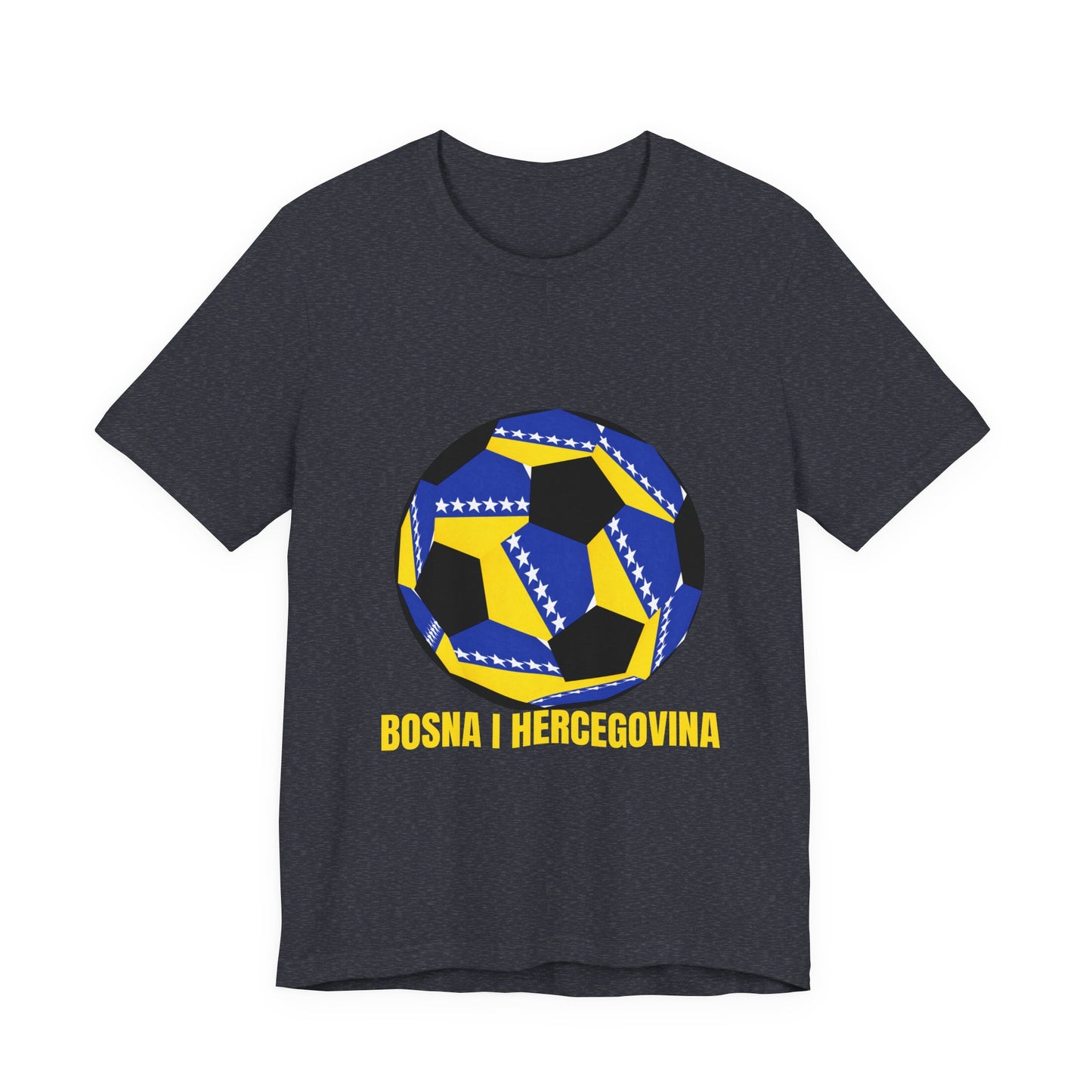 Bosnia Herzegovina Fan Specialty Soccer Ball Design T Shirt