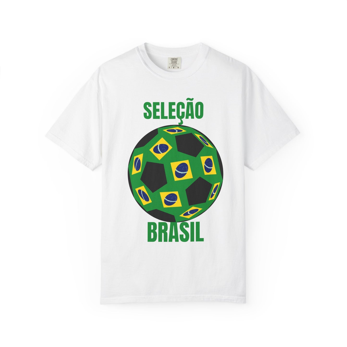 SELEÇÃO BRASIL  Fan Specialty Soccer Ball Design T Shirt