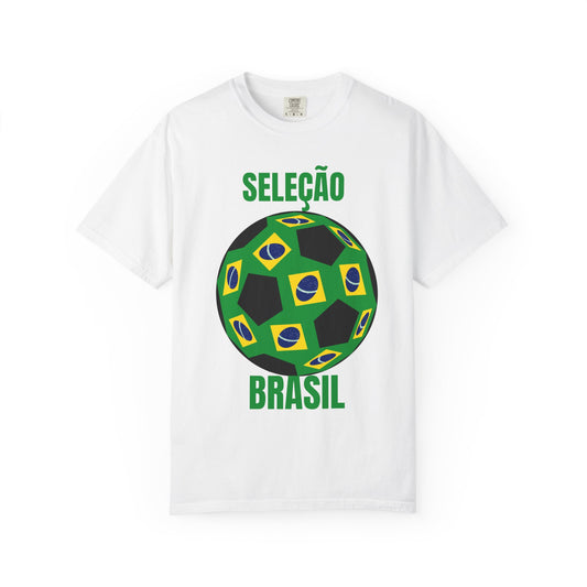 SELEÇÃO BRASIL  Fan Specialty Soccer Ball Design T Shirt