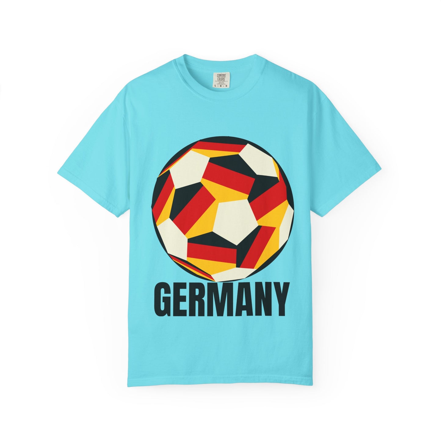 Germany Fan Specialty Soccer Ball Design T Shirt