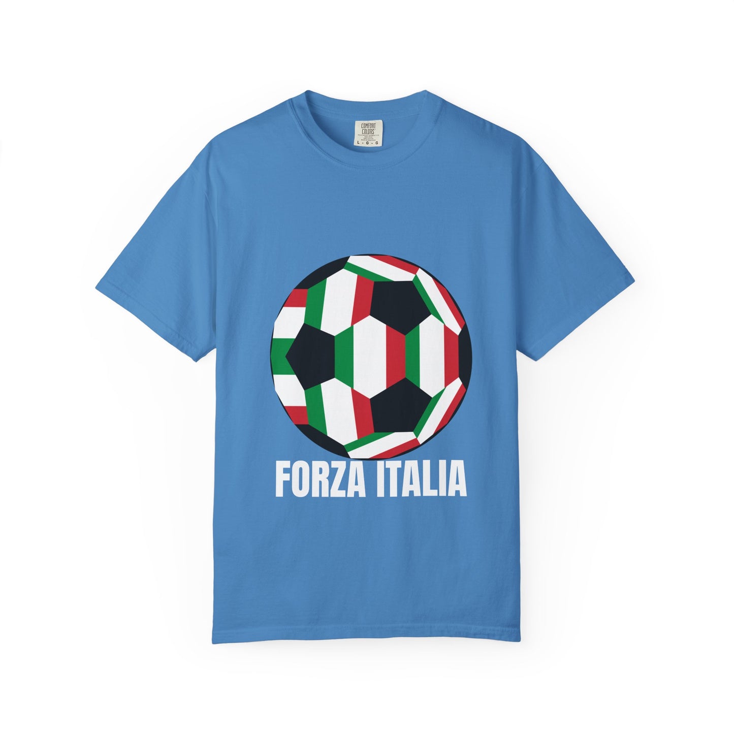 Forza Italia Fan Specialty Soccer Ball Design T Shirt