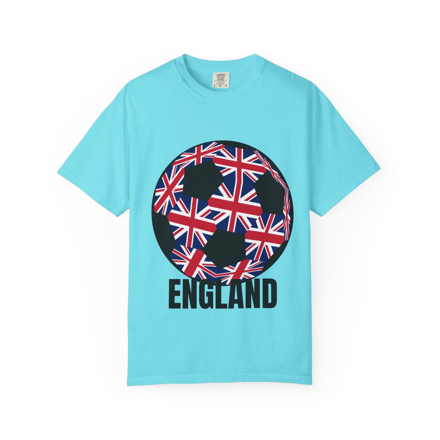 English Style Specialty Soccer Ball Design T Shirt