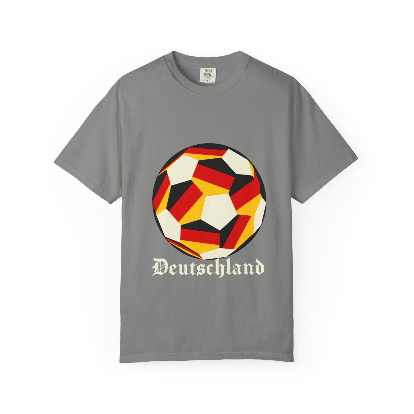 Deutschland Fan Specialty Soccer Ball Design T Shirt