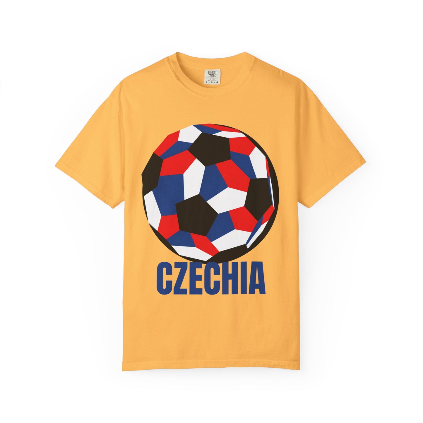 Czechia Fan Specialty Soccer Ball Design T Shirt