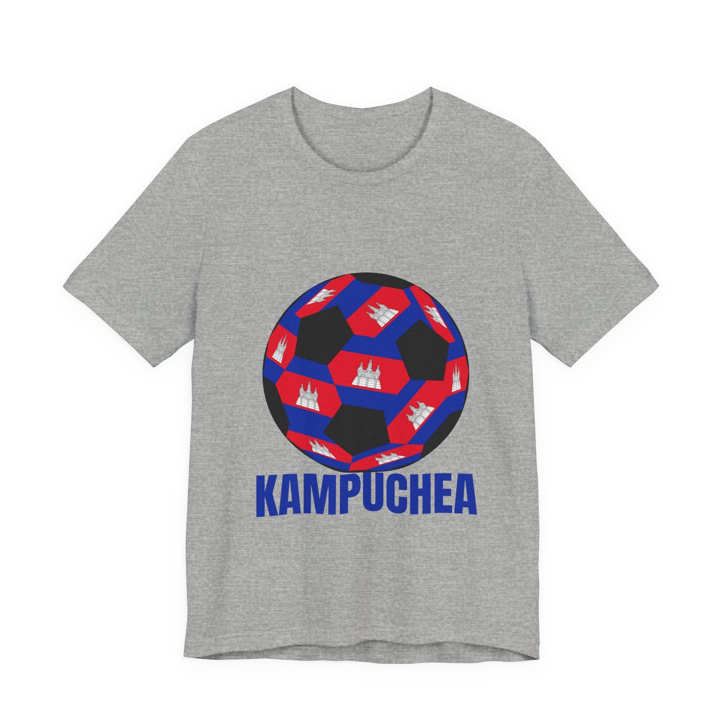 Kampuchea Fan Specialty Soccer Ball Design T Shirt