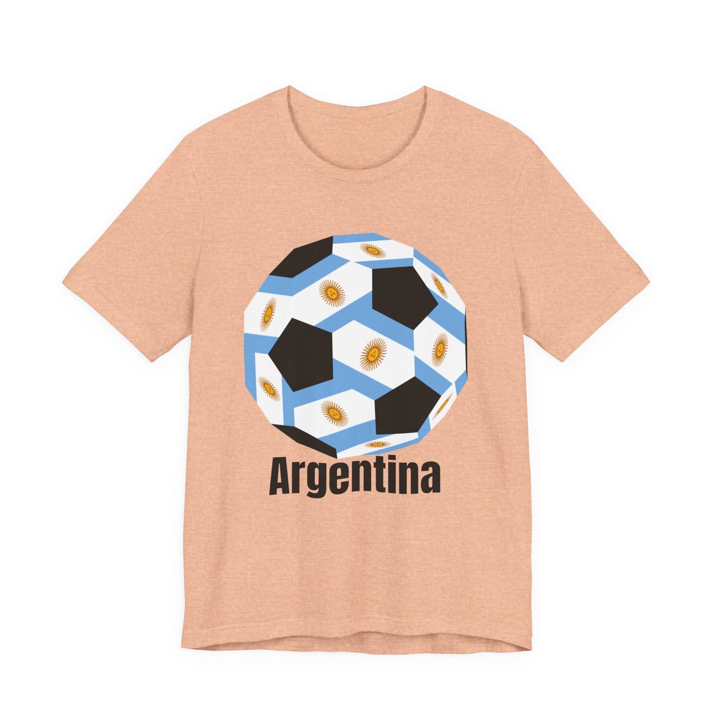 Argentina Fan Specialty Soccer Ball Design T Shirt
