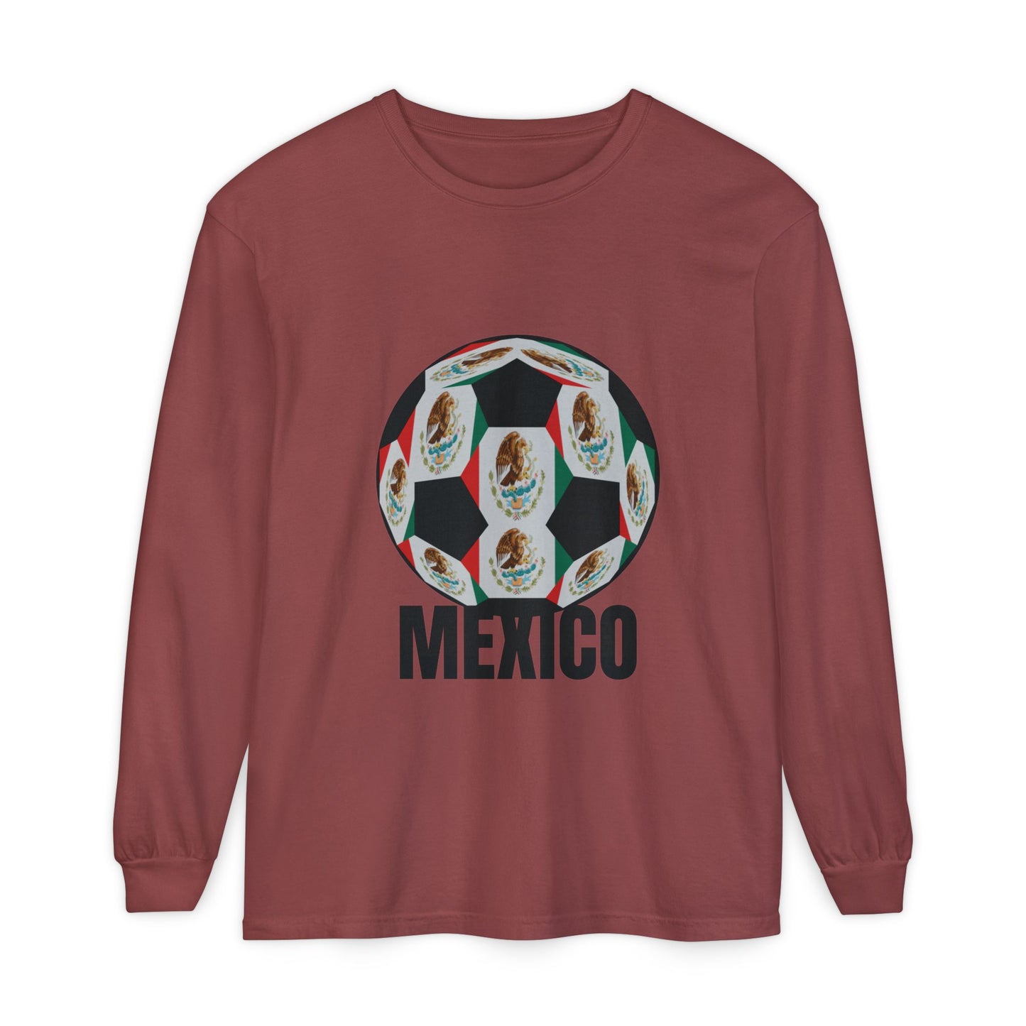Fan Specialty Soccer Ball Design  Long Sleeve T-Shirt