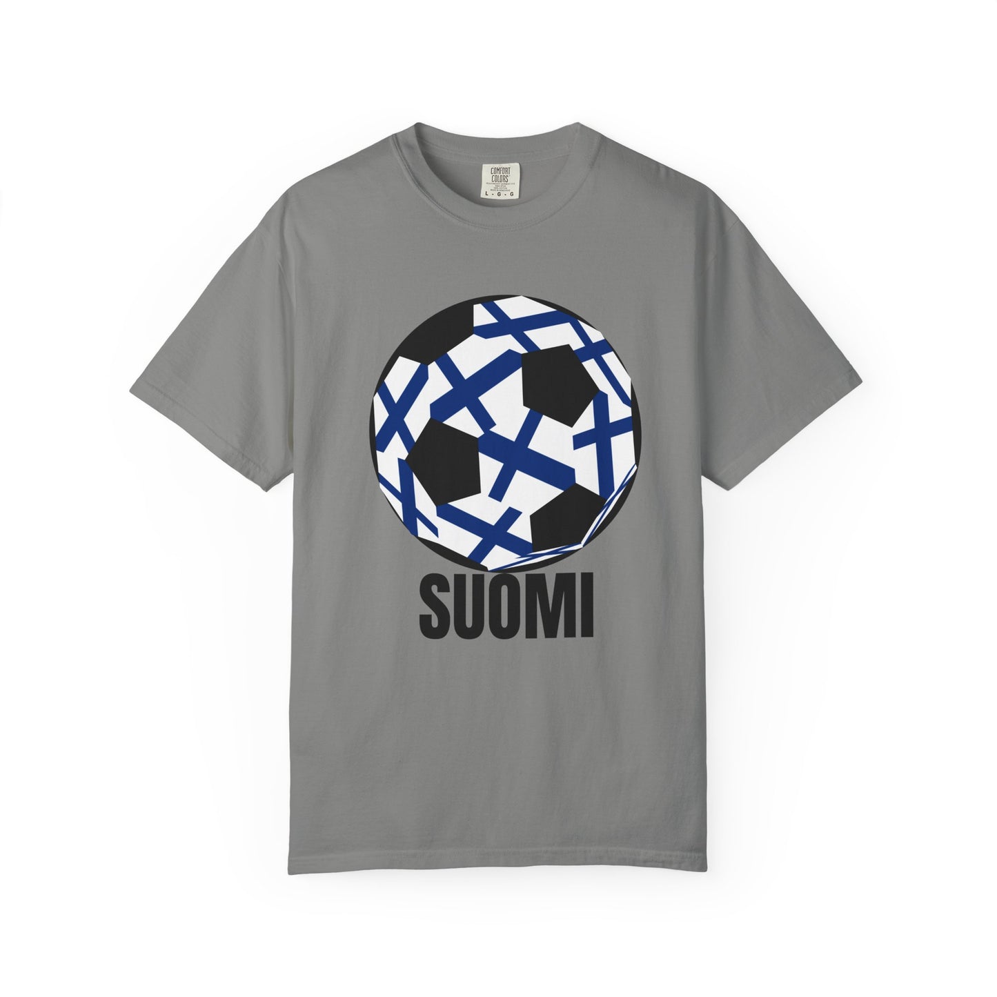 Suomi Fan Specialty Soccer Ball Design T Shirt