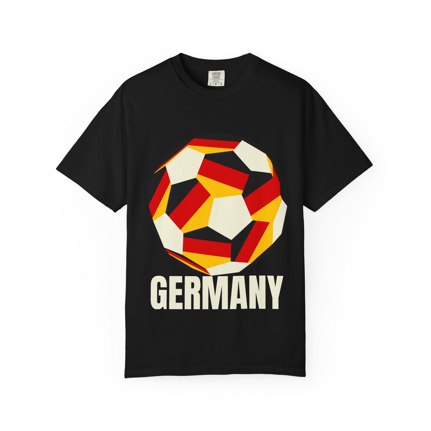 Germany Fan Specialty Soccer Ball Design T Shirt