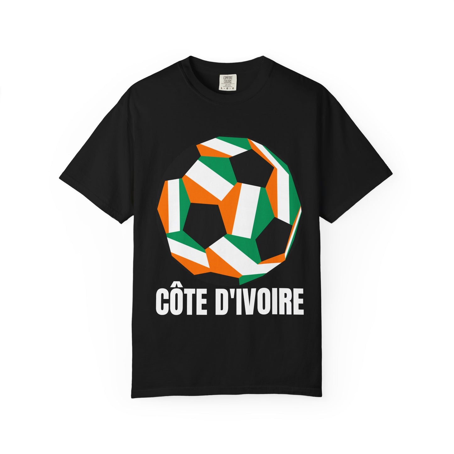 CÔTE D' IVOIRE Fan Specialty Soccer Ball Design T Shirt