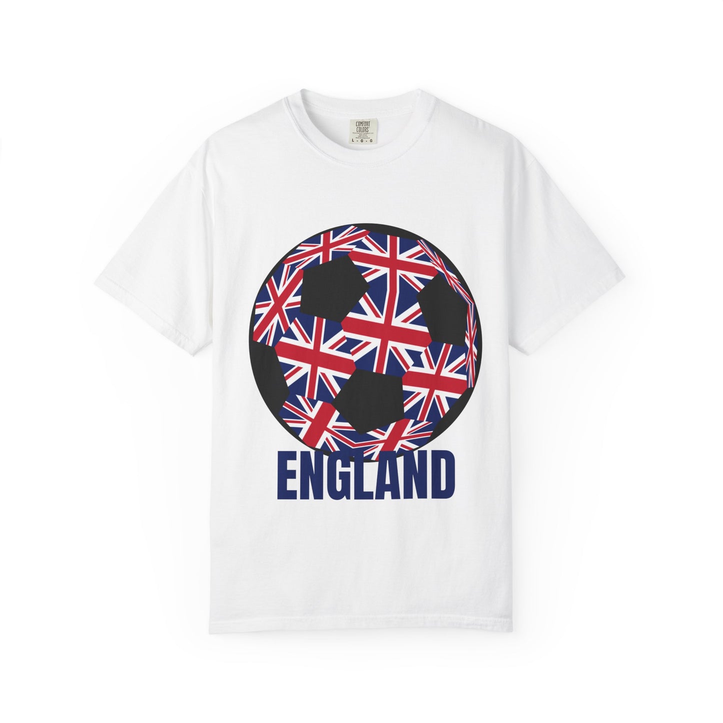 English Style Specialty Soccer Ball Design T Shirt