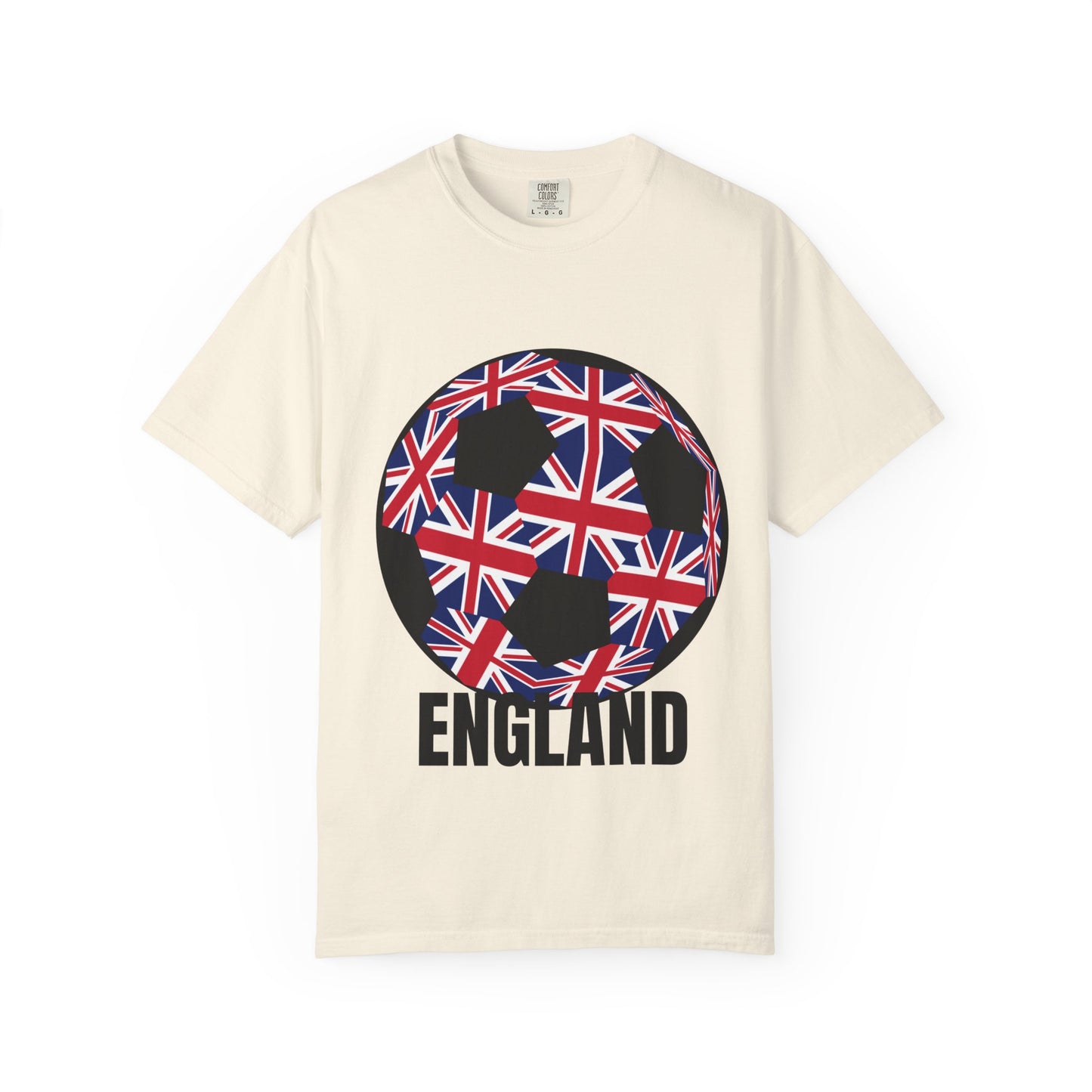 English Style Specialty Soccer Ball Design T Shirt
