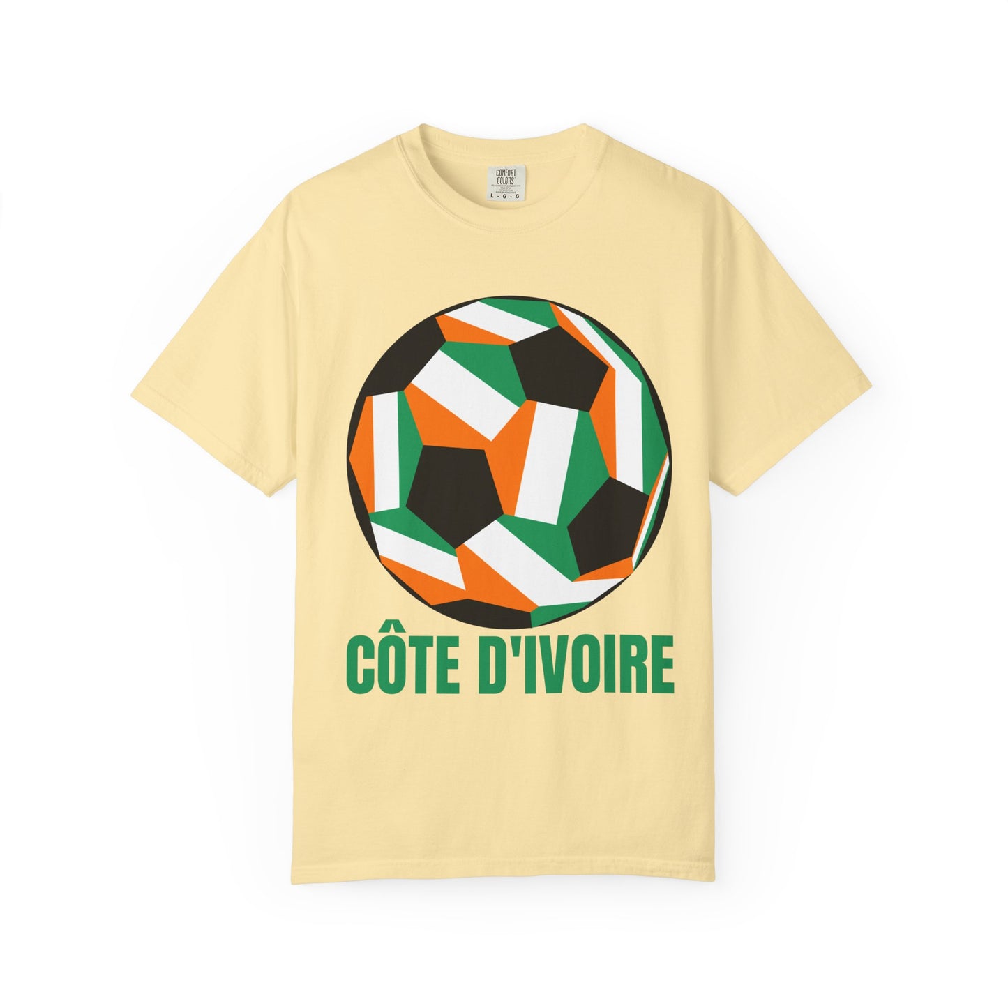 CÔTE D' IVOIRE Fan Specialty Soccer Ball Design T Shirt