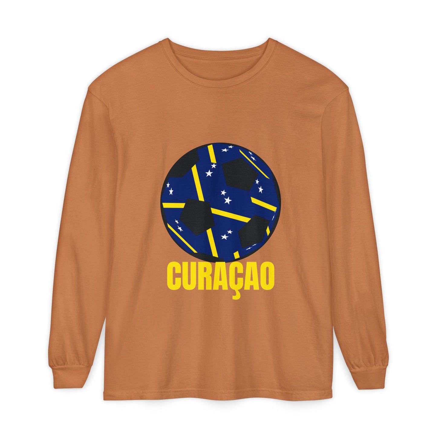 Curacao Fan Specialty Soccer Ball Design Long Sleeve