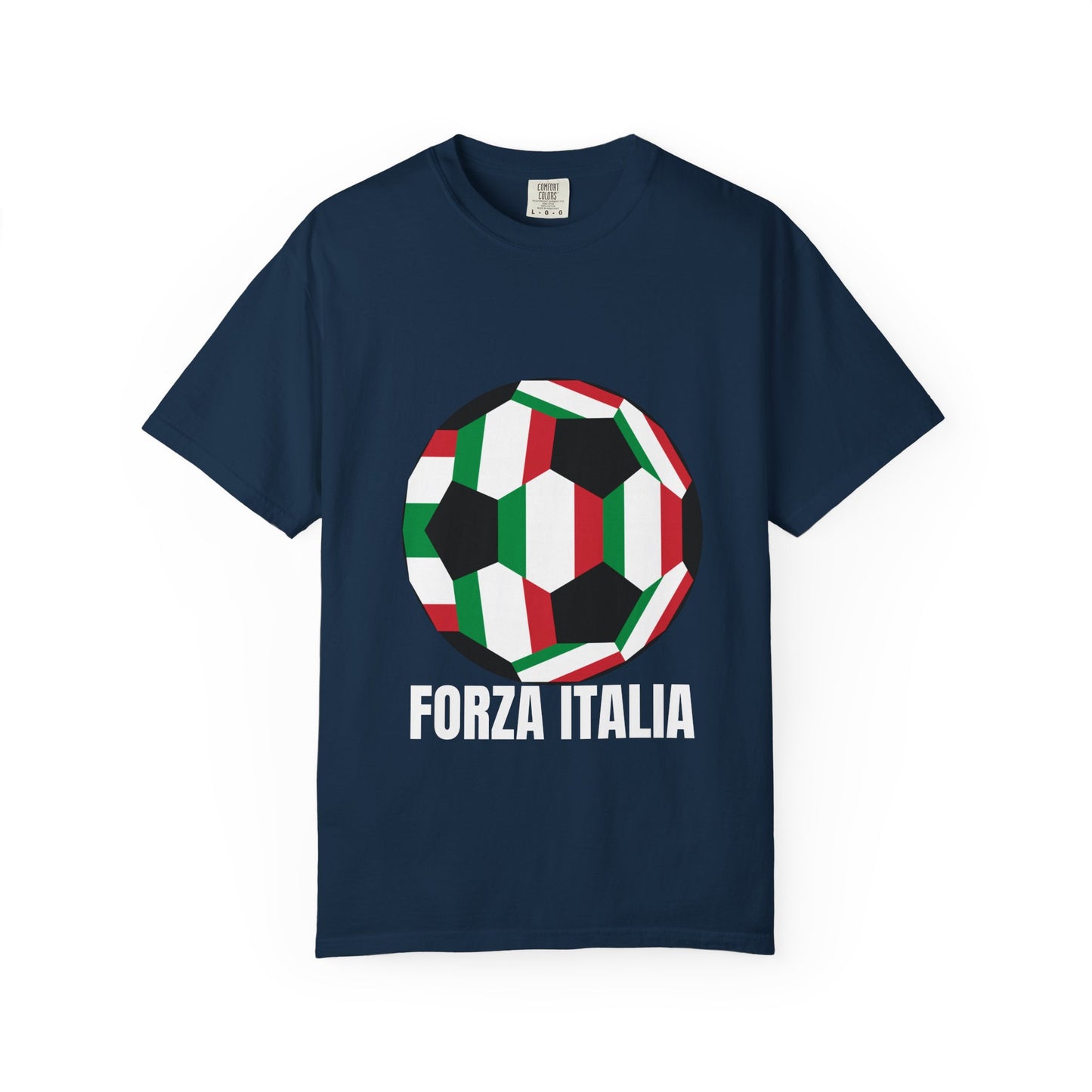 Forza Italia Fan Specialty Soccer Ball Design T Shirt