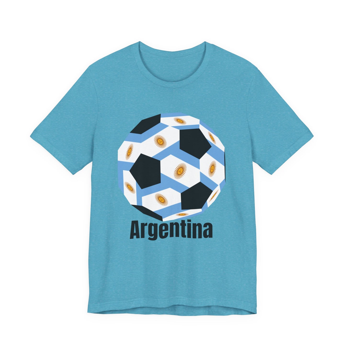 Argentina Fan Specialty Soccer Ball Design T Shirt