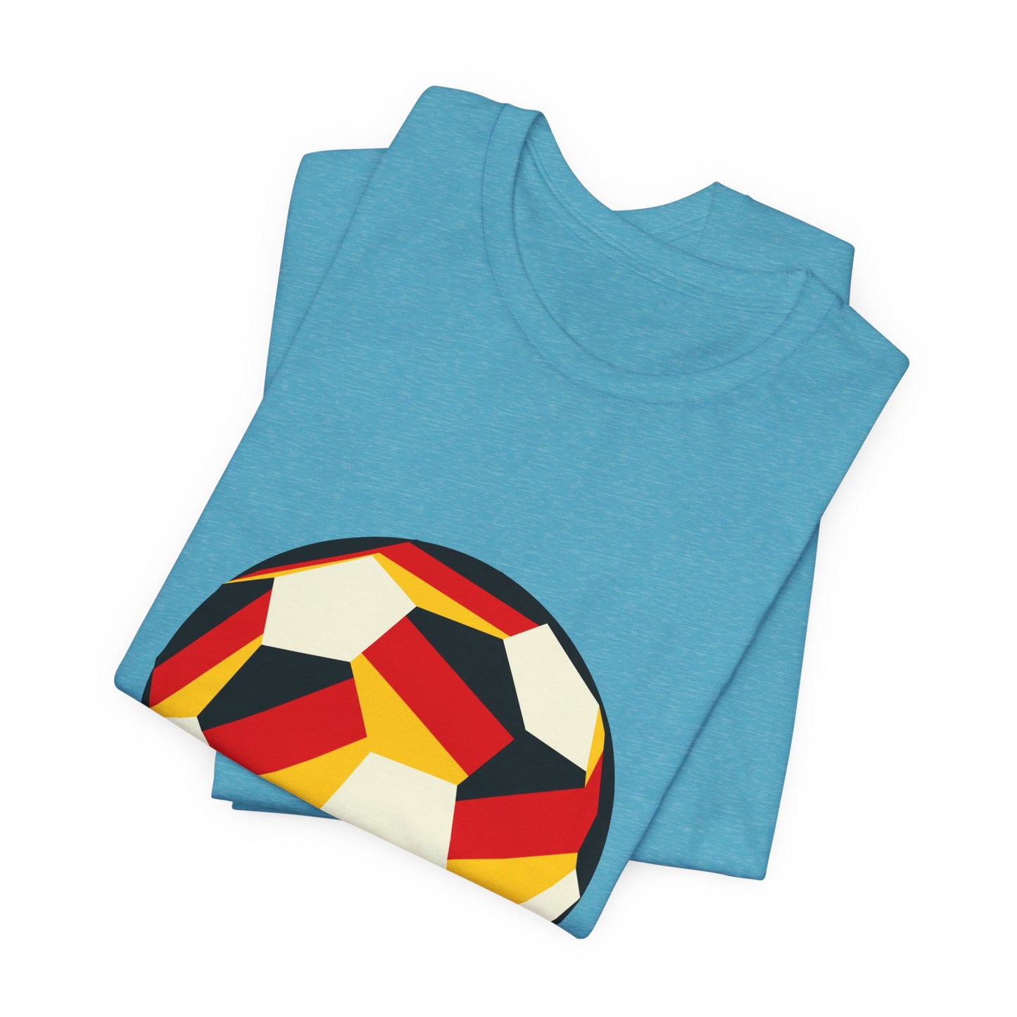 Deutschland Fan Specialty Soccer Ball Design T Shirt