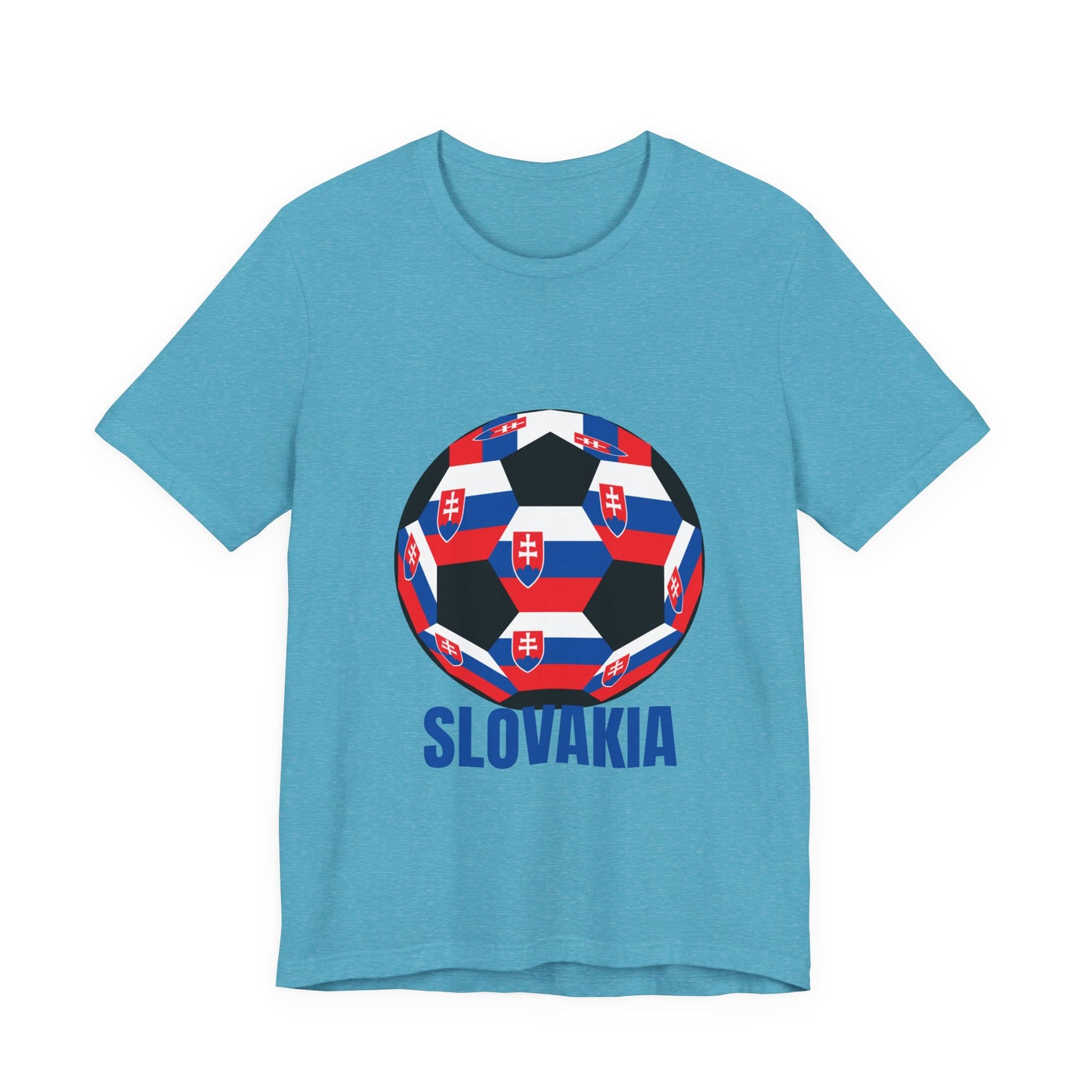 Slovakia Fan Specialty Soccer Ball Design T Shirt