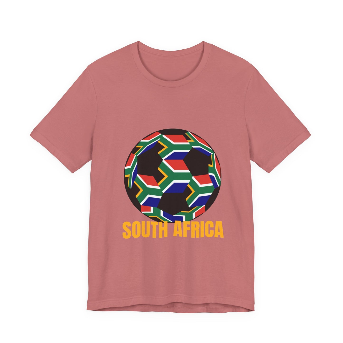 South Africa Fan Specialty Soccer Ball Design T Shirt