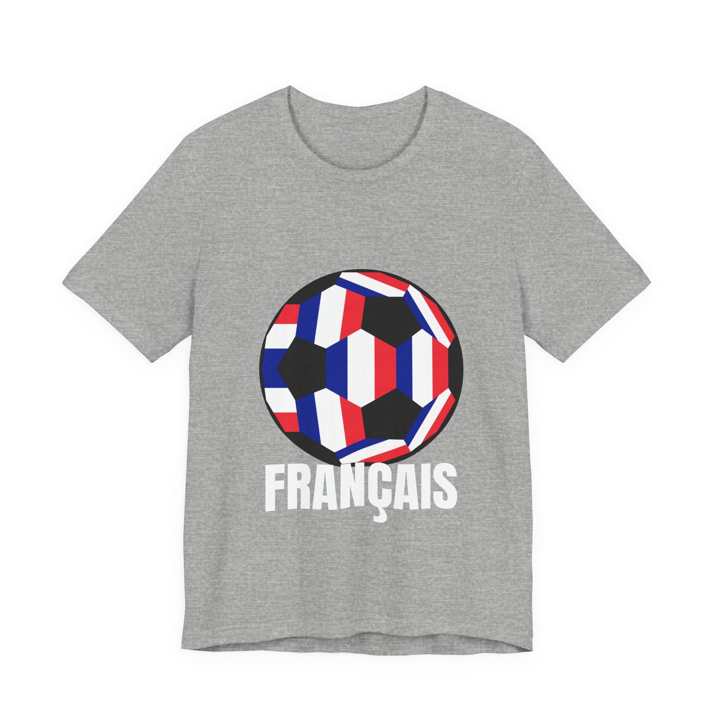 Francais Fan Specialty Soccer Ball Design T Shirt