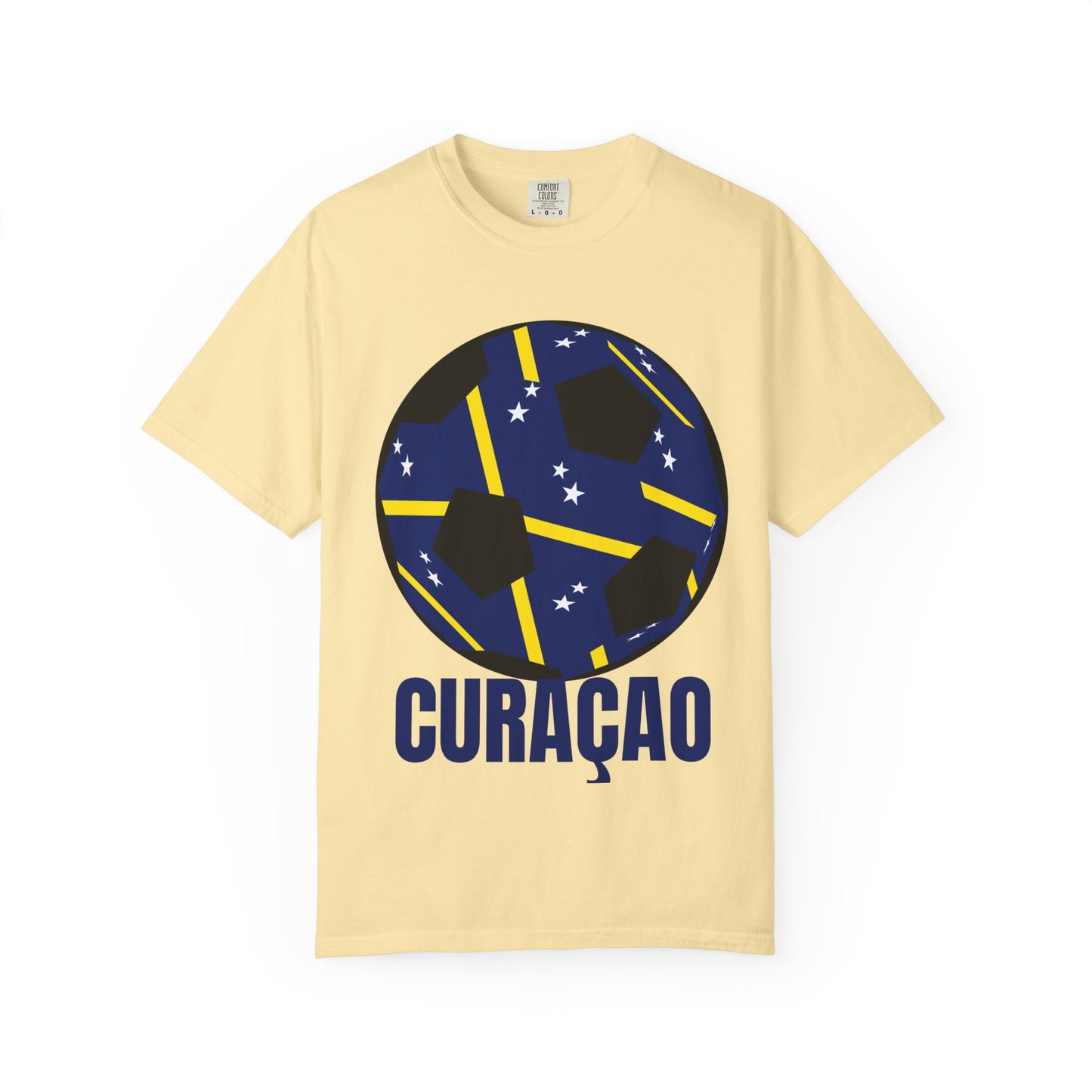 CURAÇAO Fan Specialty Soccer Ball Design T Shirt