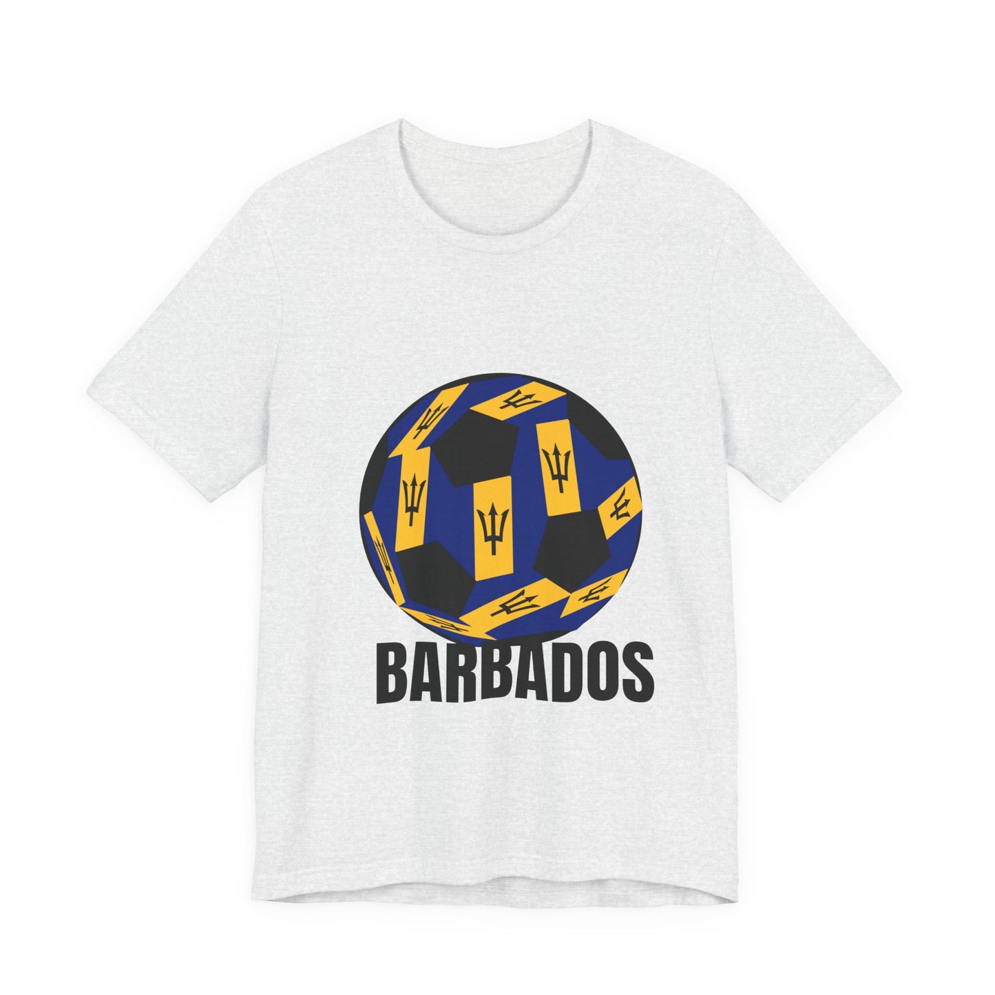 Barbados Fan Specialty Soccer Ball Design T Shirt