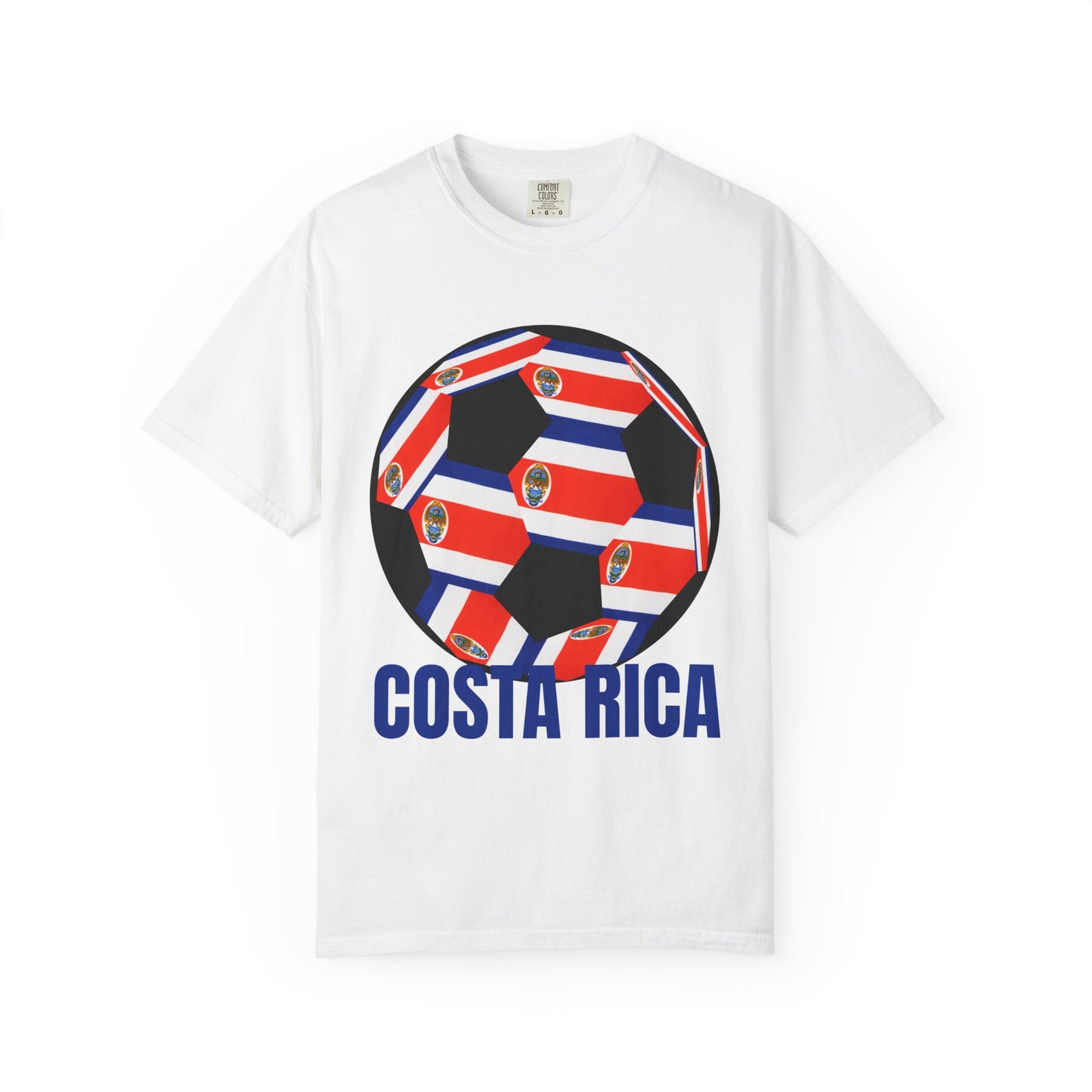 Costa Rica Fan's Specialty Soccer Ball Design T Shirt