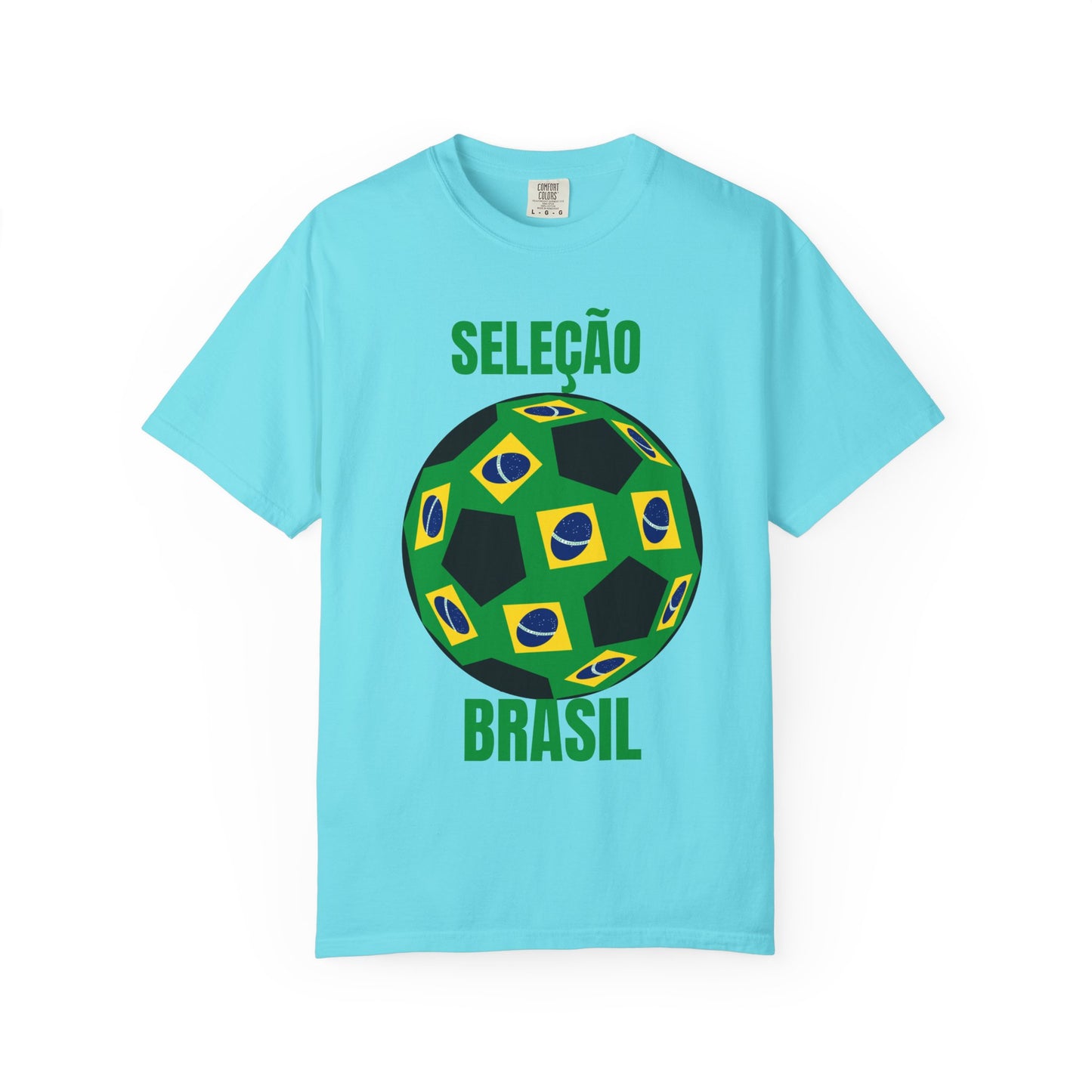 SELEÇÃO BRASIL  Fan Specialty Soccer Ball Design T Shirt