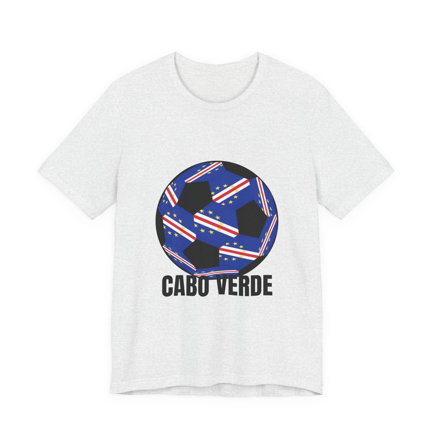 Cabo Verde Fan Specialty Soccer Ball Design T Shirt